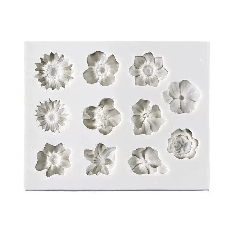 3D Silicone Flower Lace Fondant Mould Cake Border Decor Baking Mold Sugarcraftau — image 2