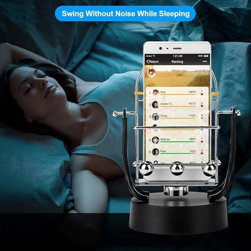 Phone Swing Device, Automatic Shake Wiggle Electronic Perpetual Motion Machine Swing Balance Ball Motion Brush Step Safety Wiggler — image 4