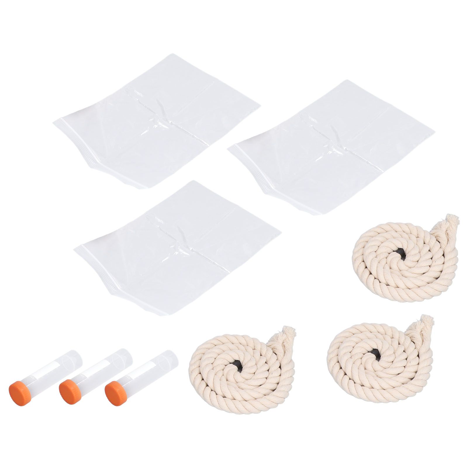3Sets Saliva Sampling Rope Strong Practicability Complete Tools Soft Cotton Rope Swine Fever Detection Tool for Pigs — image 5