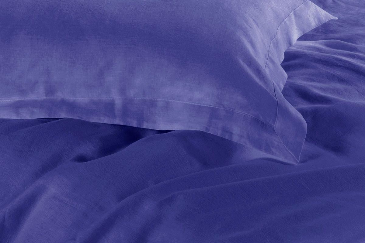 1000TC Tailored Double Size Royal Blue Duvet Quilt Cover Set — image 3