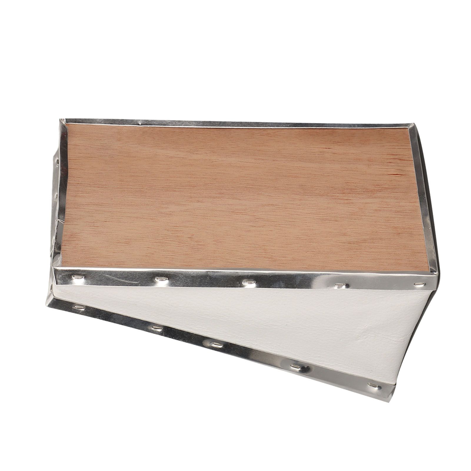 Bee Smoker Bellow PVC Leather Plywood Box Beekeeping Equipment Replacement with Clip for Beehive — image 6