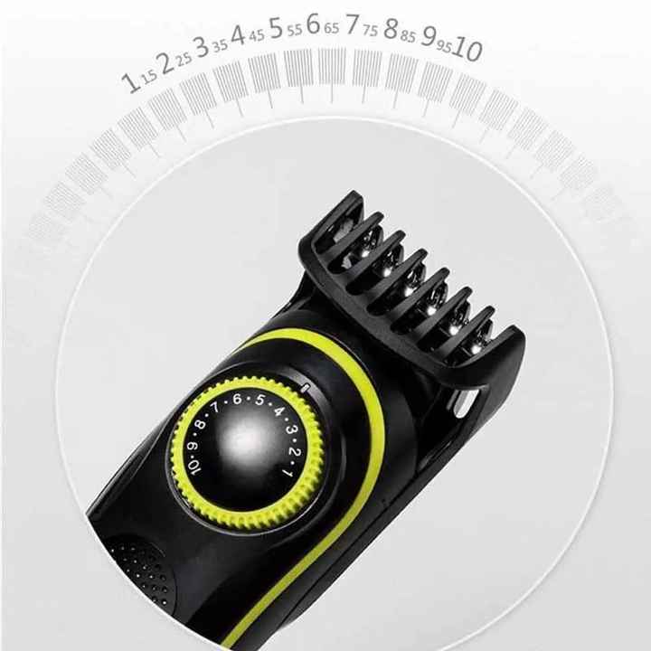 KM-696 5-in-1 Multifunctional Hair Clipper - Electric Hair Trimmer, Shaver & Nose Hair Trimmer Set โ image 3