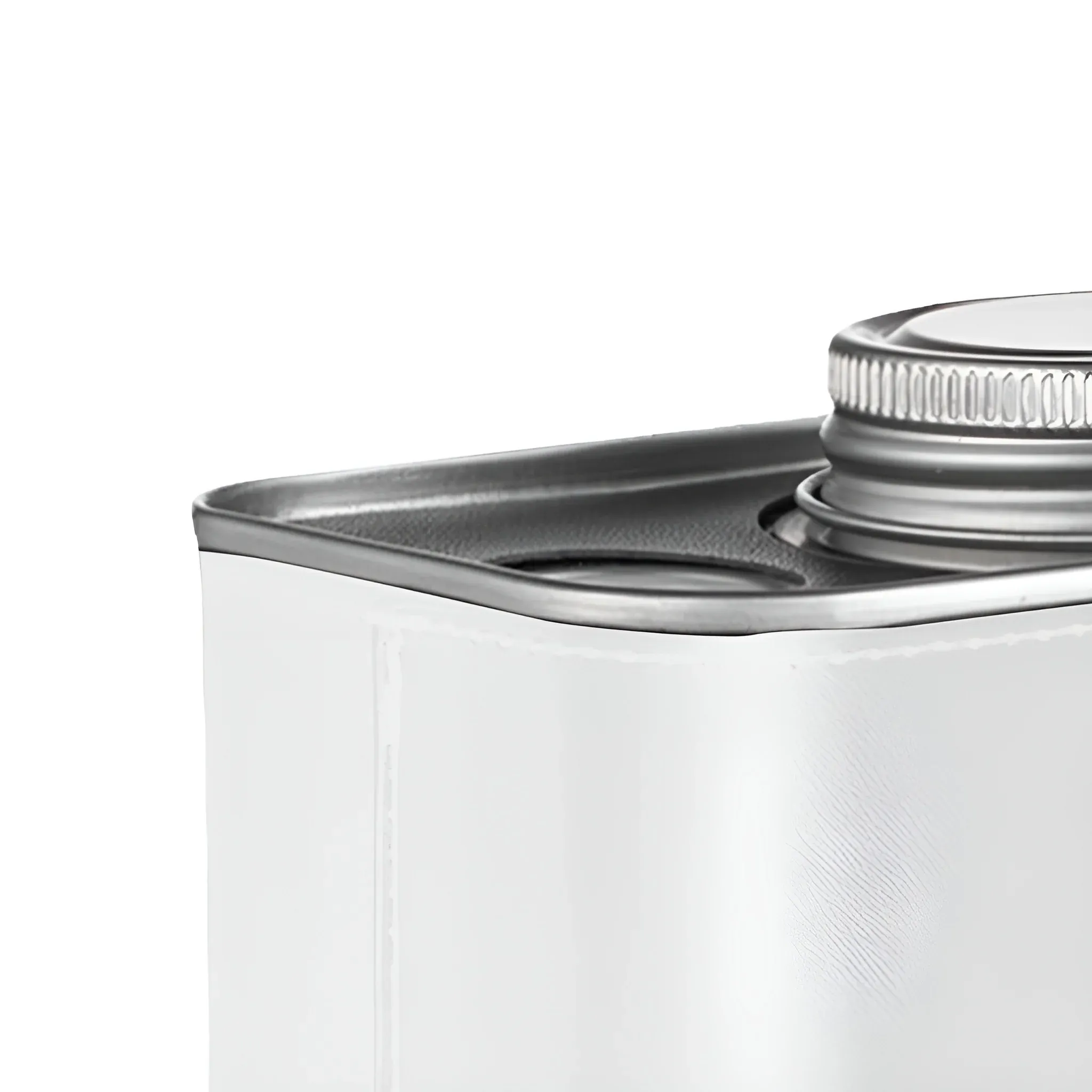 Airtight Coffee Canister Storage Jar Pour Valve Leather 9.6 x 7 x 9.3cm - Black — image 6