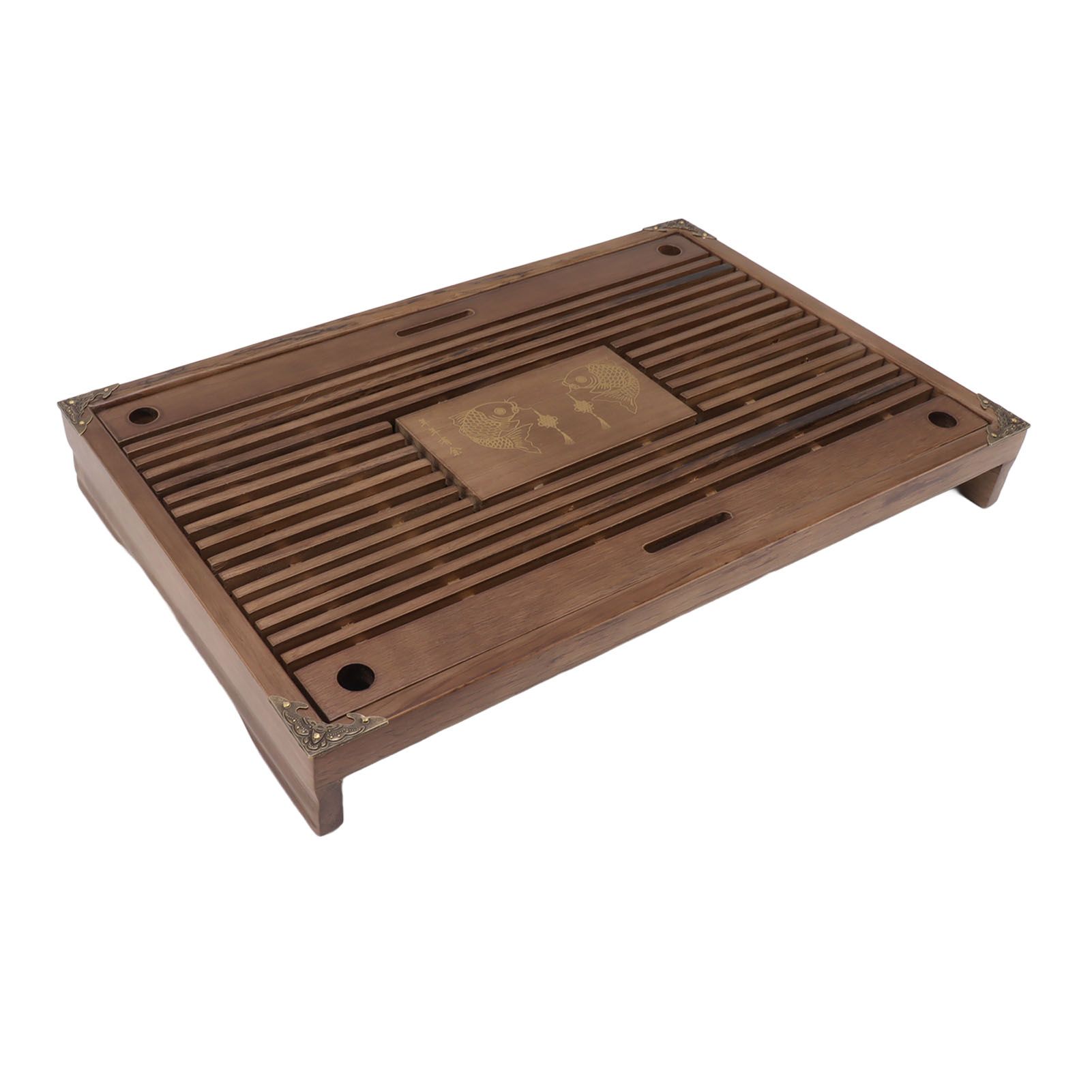 Water Storage Tea Tray with Drainage Tool Hose Non Fading Water Drainage Tea Serving Tray for Home Type B โ image 5