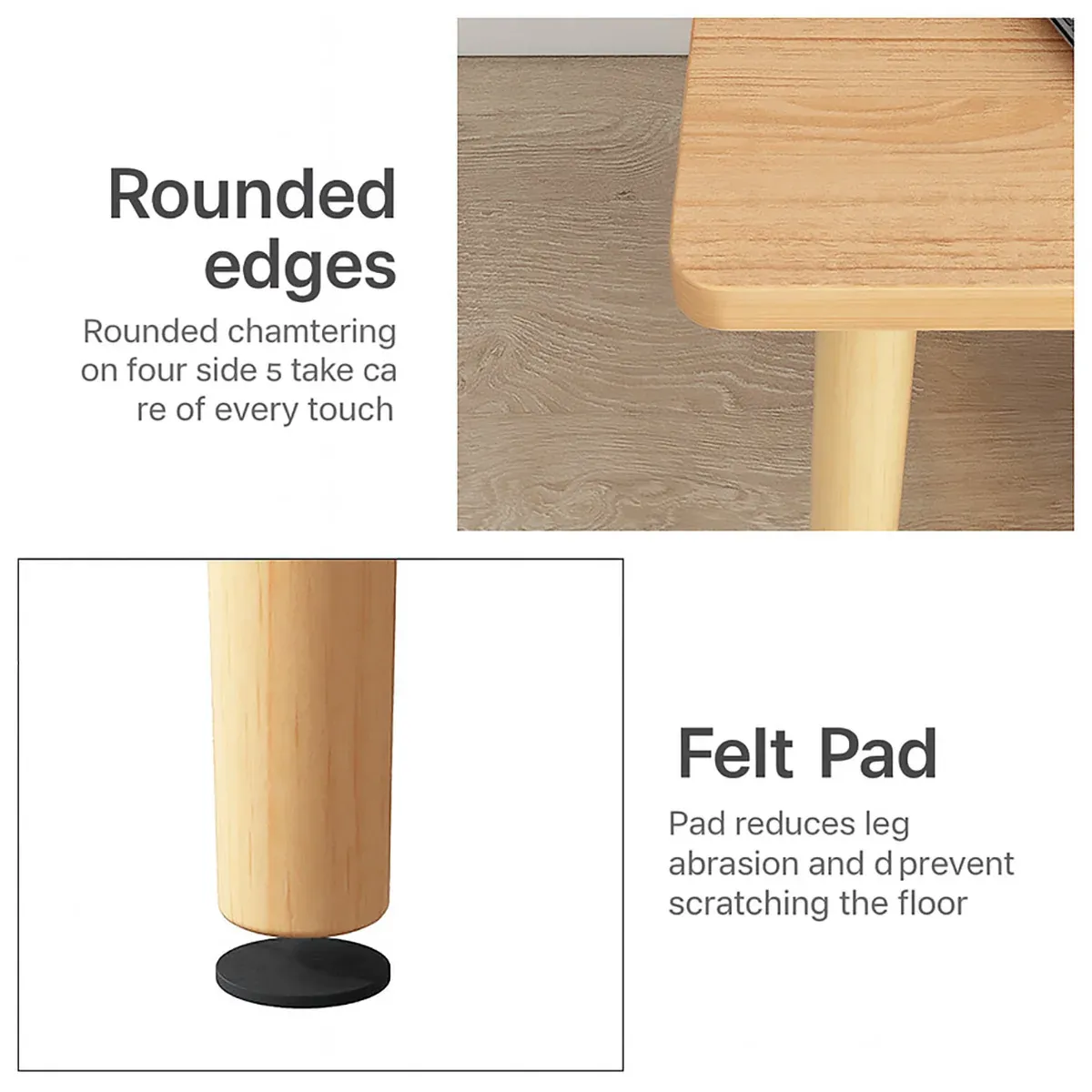 40 × 50cm Small Table Home Balcony Table Simple Small Square Table Side Table — image 4