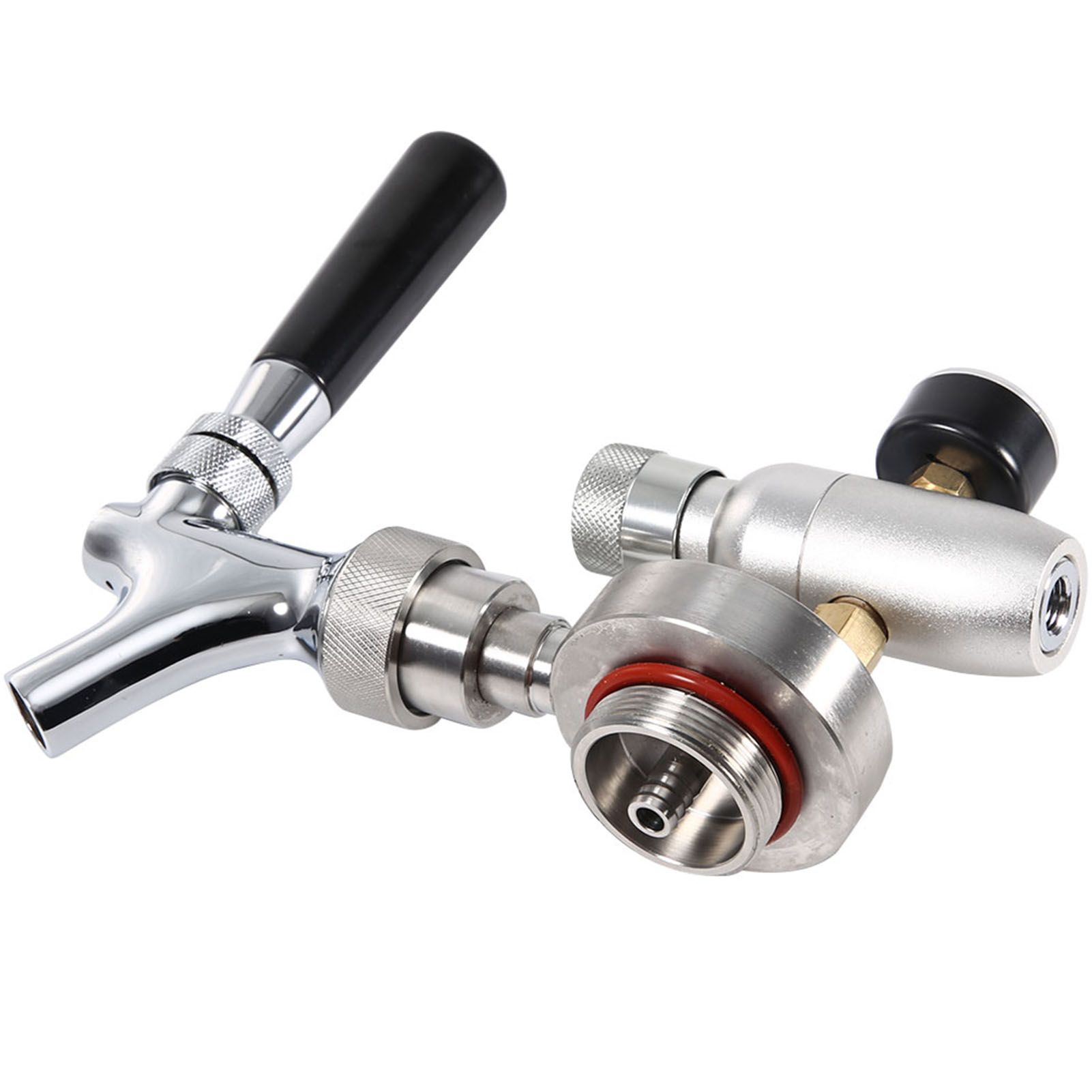 Stainless Steel Beer Spear Faucet Tap Dispenser Kit for 2L/3.6L/4L Mini Keg Beer Growler — image 4