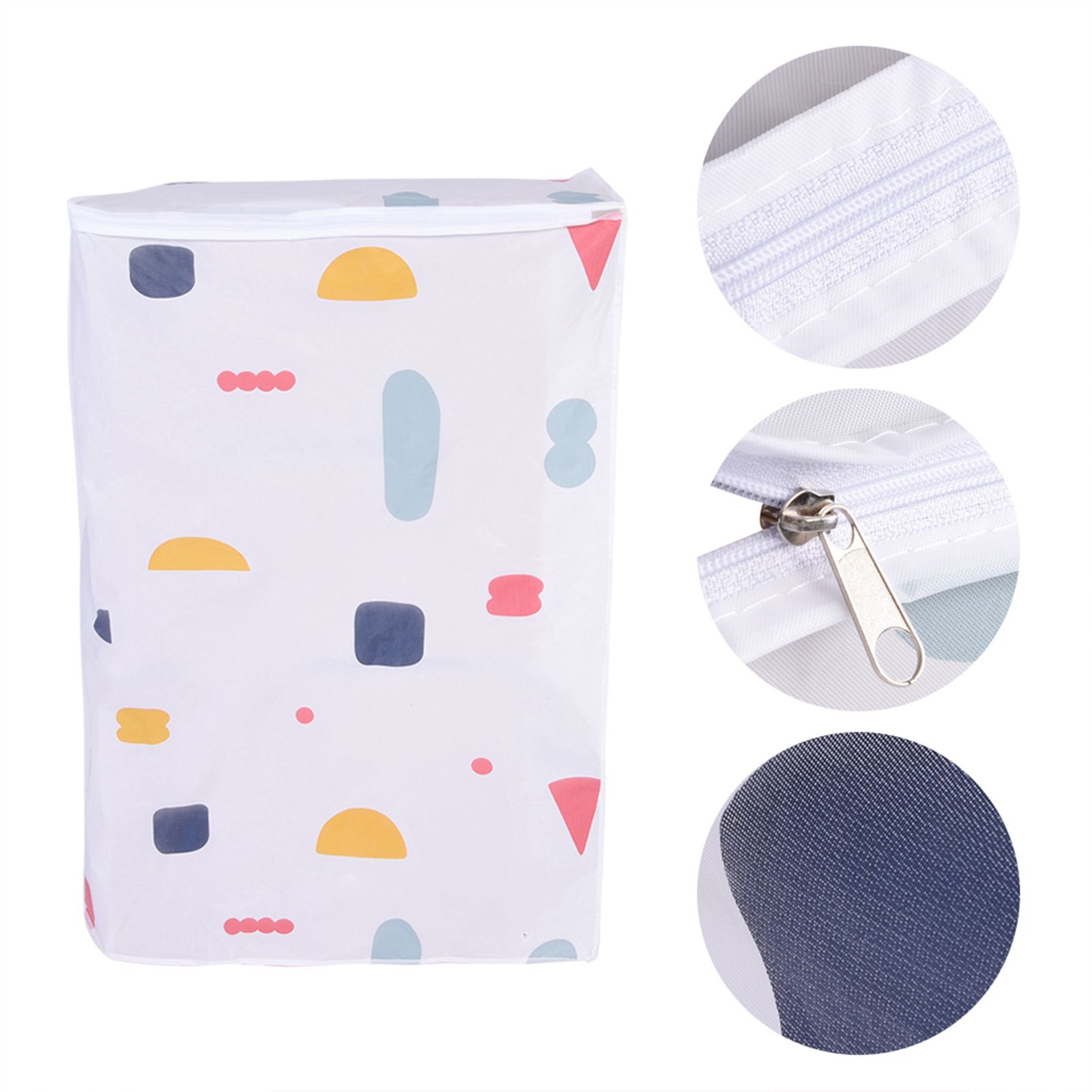 Waterproof Washing Machine Zipped Cover Dust Protection for Top Load Washer Dryer(Top Load) — image 4