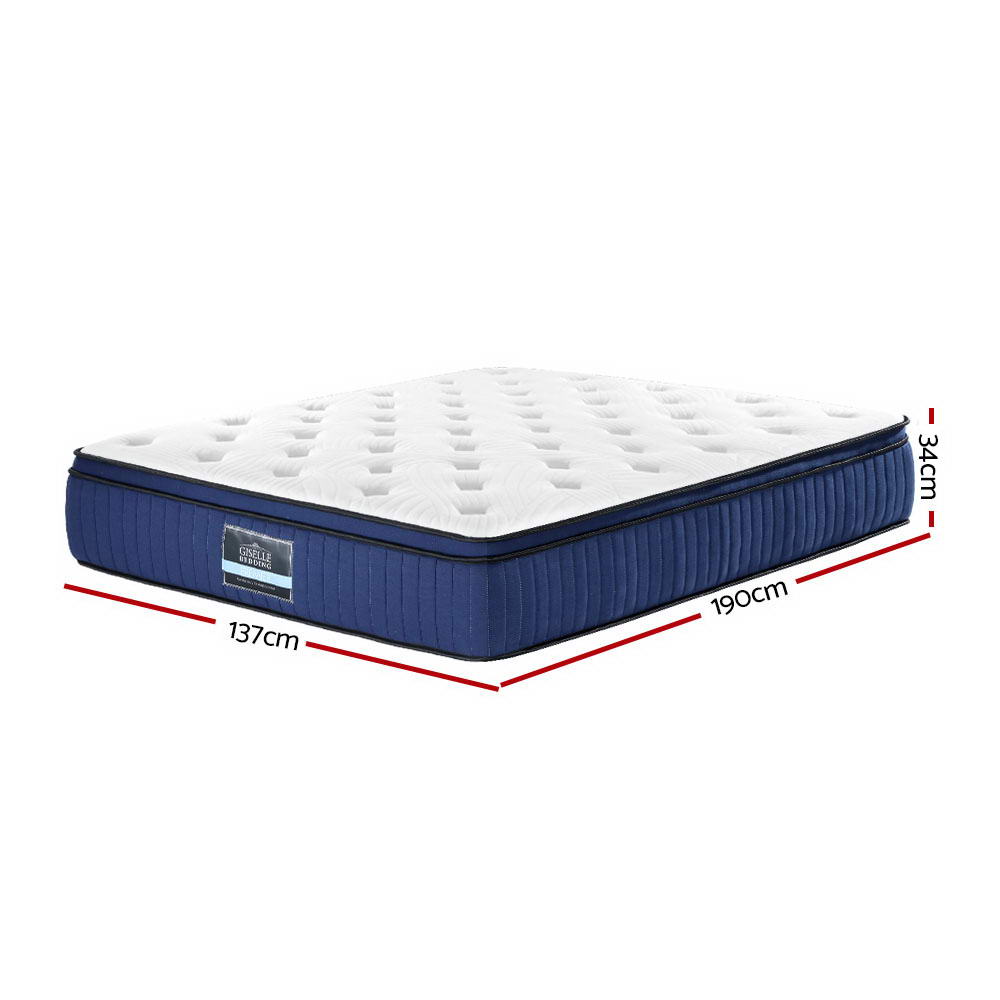 Giselle Bedding 34cm Mattress Cool Gel Memory Foam 7 Zone Double — image 3