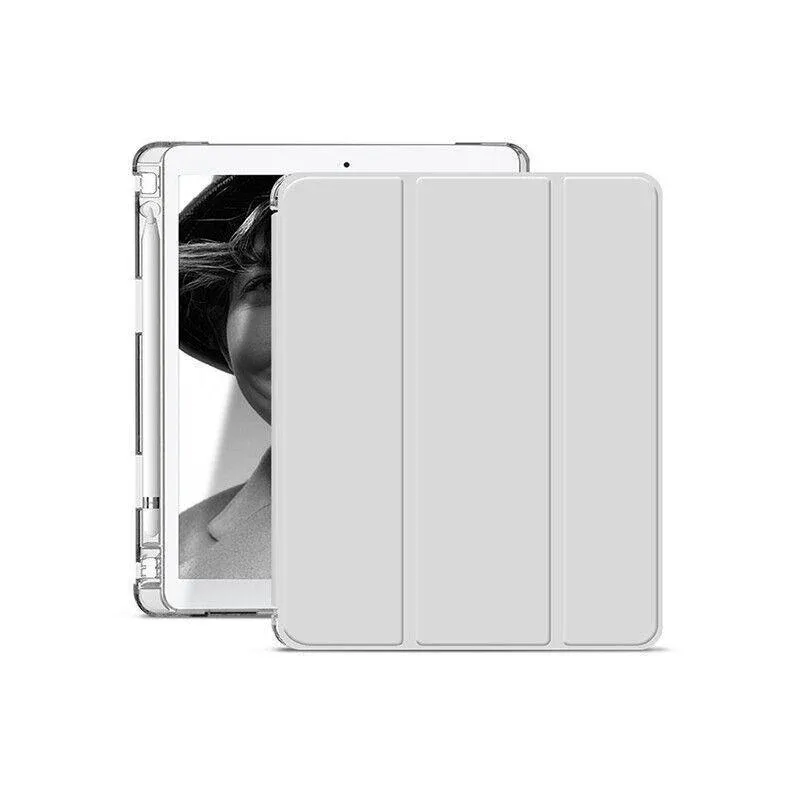 Shockproof Silicone iPad Air 4 Cover with Pencil Slot and Smart Wake - Black β image 3