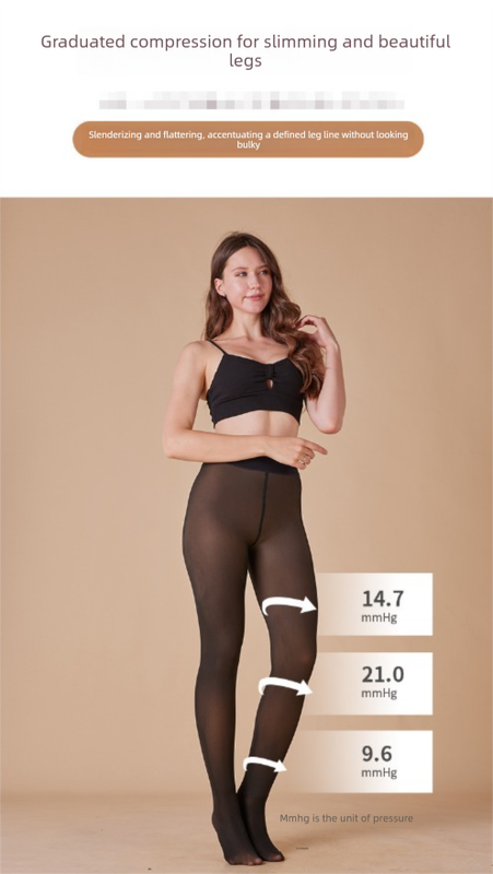 2 PCS Women's Fake Translucent Tights Sheer Illusion Footed Pantyhose High Elasticity Slimming Leggings Size XL โ image 3