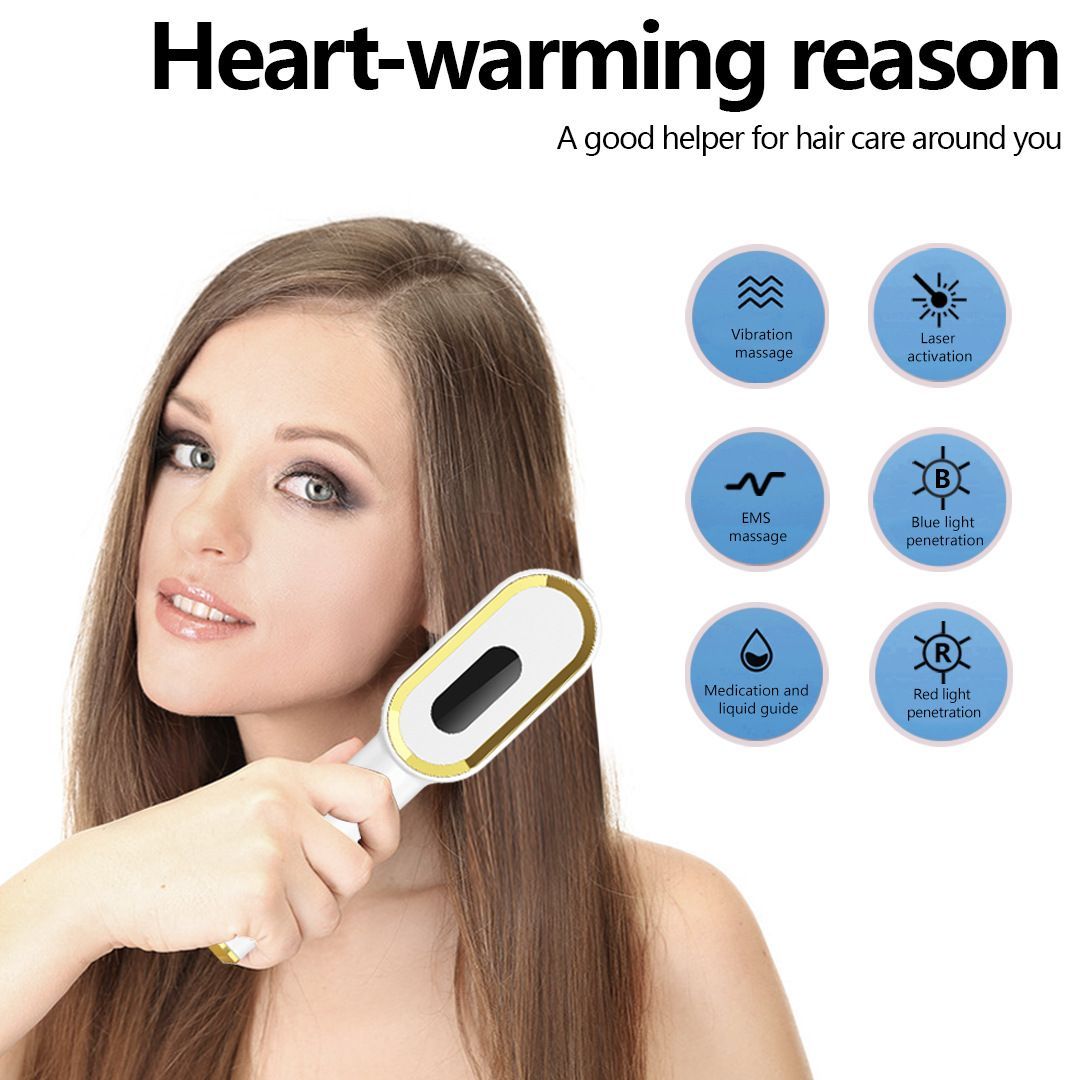 Electric Massage Comb Scalp Massager Relaxation Tool Self-Care Hair — image 4