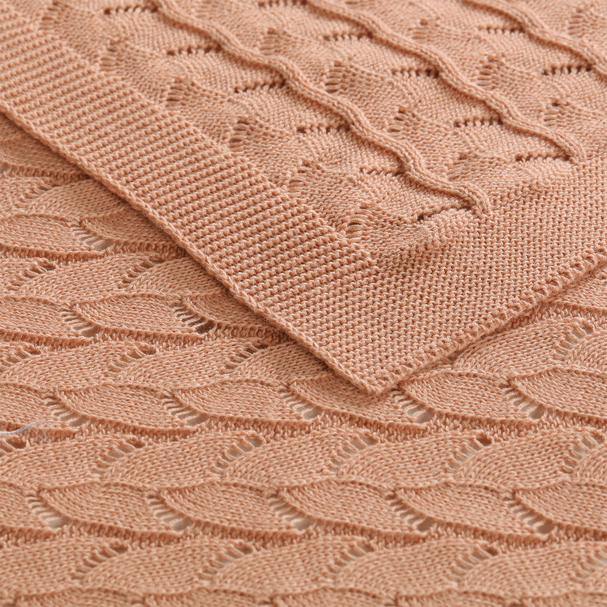 Little Gem Lyla Dusty Pink Cotton Baby Blanket 75 x 100 cm โ image 2