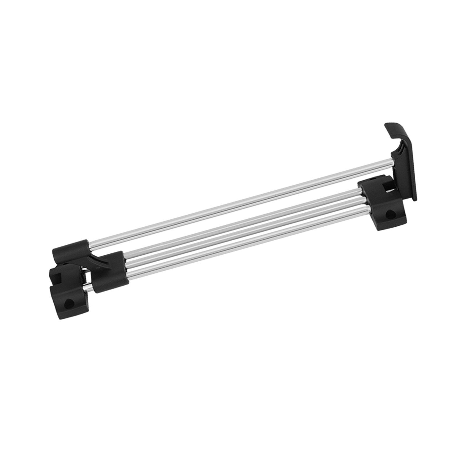 Wardrobe Chrome Pull Out Retractable Wardrobe Clothes Hanger Rail Towel Coat Racks Closet Rod — image 5