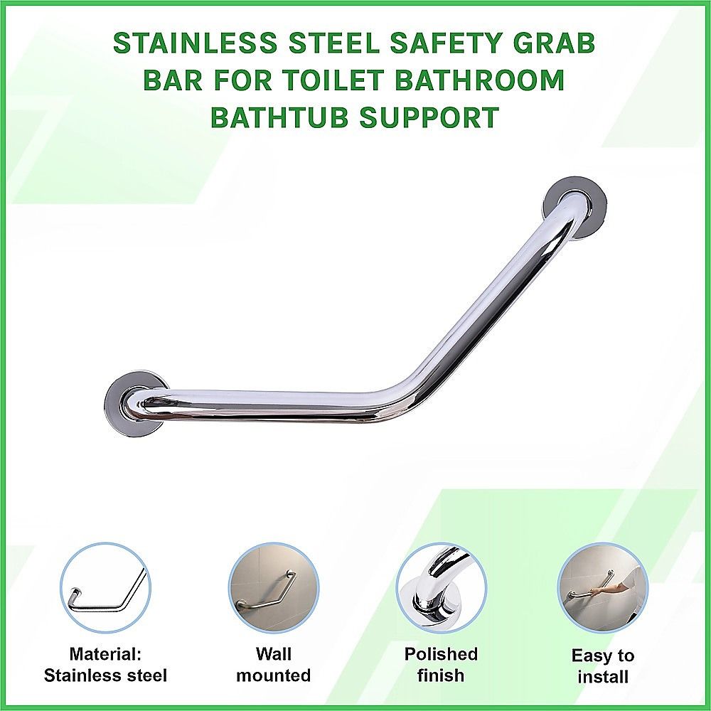 Stainless Steel Safety Grab Bar for Toilet Bathroom Bathtub Support โ image 3