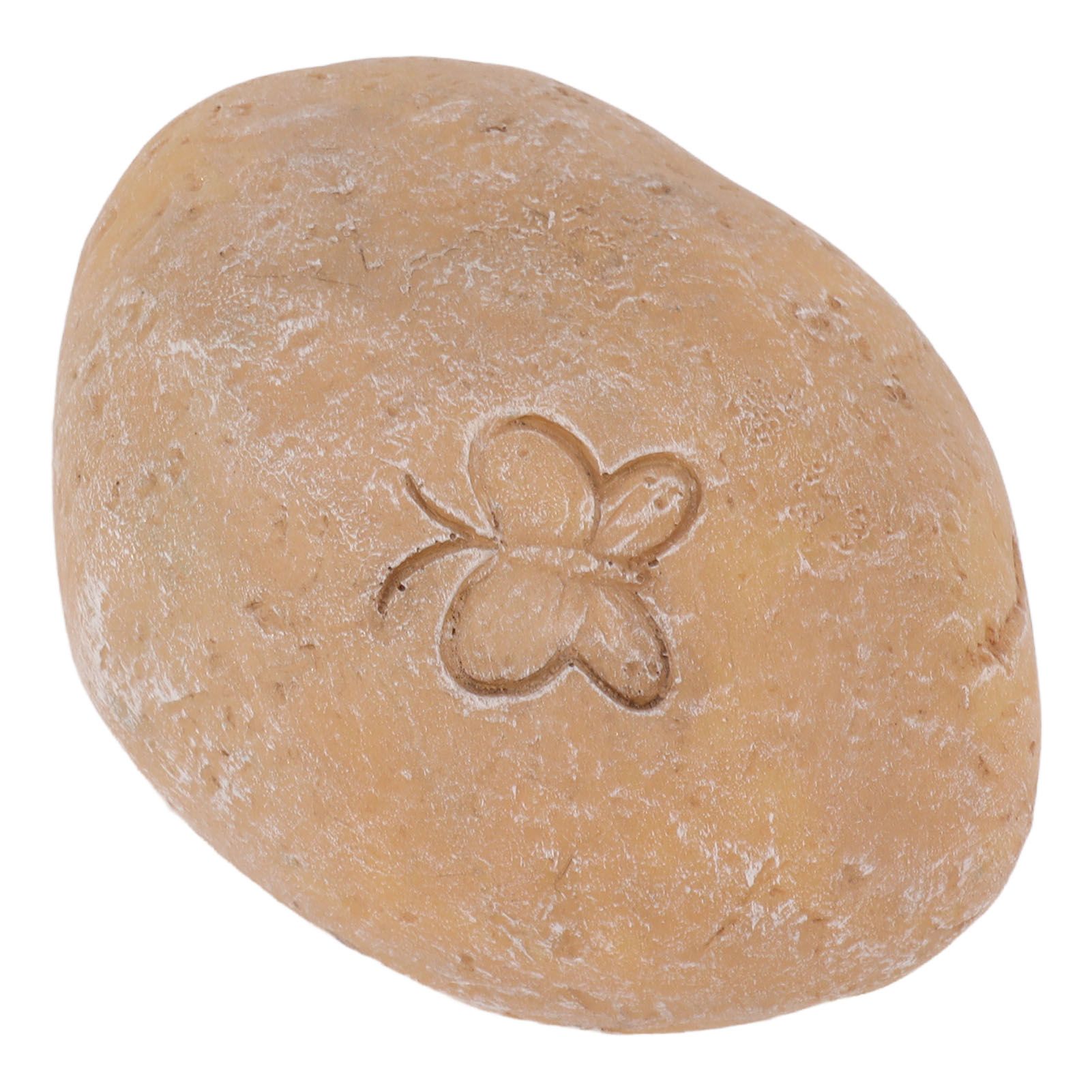 Pet Memorial Garden Stone DIY Butterfly Print Pet Cat Dog Grave Marker Resin Pet Memorial Gift Stone Sand Yellow — image 3