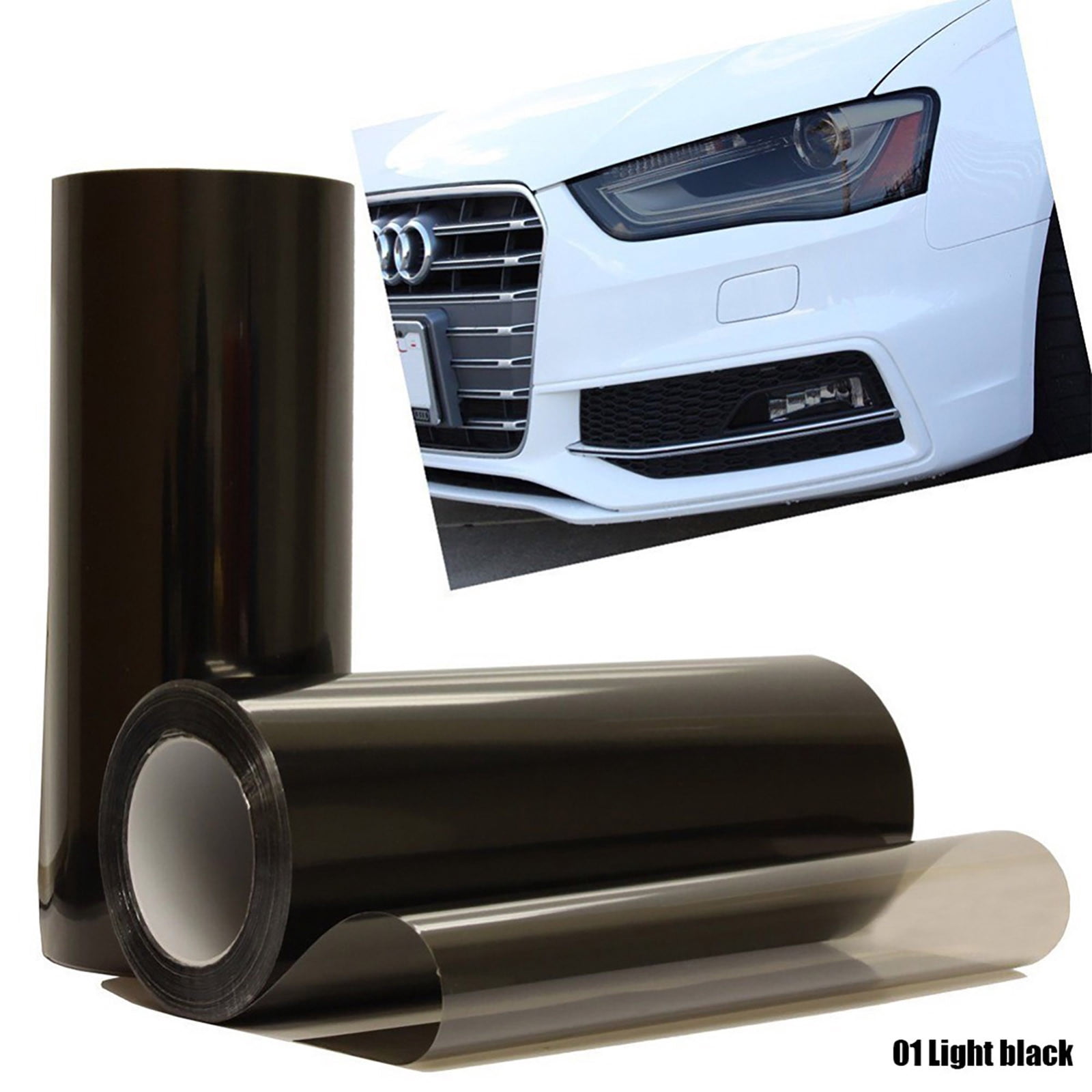 Car Headlight Color Change Film,Translucent PVC Light Sticker with Strong Adhesion,Easy Application & Bubble-Free Removal,DIY, Green, 30 x 100 cm โ image 4