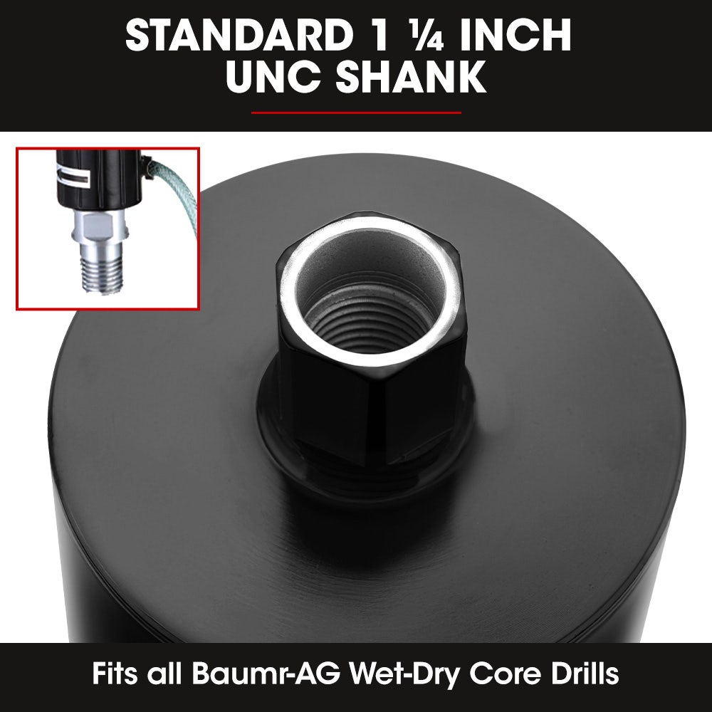 Baumr-AG Diamond Core Drill Bit 127mm Concrete Wet Dry Tile Stone Brick Marble 1-1/4 UNC — image 3