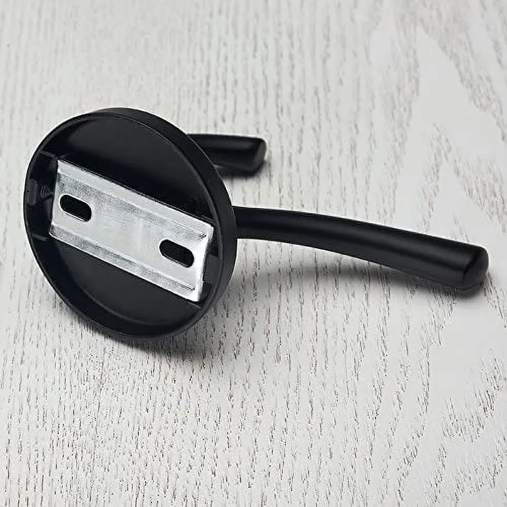 2 Pack Wall Hooks, Heavy Duty Self Adhesive Coat Towel Robe Hangers for Bathroom Kitchen, Black โ image 5