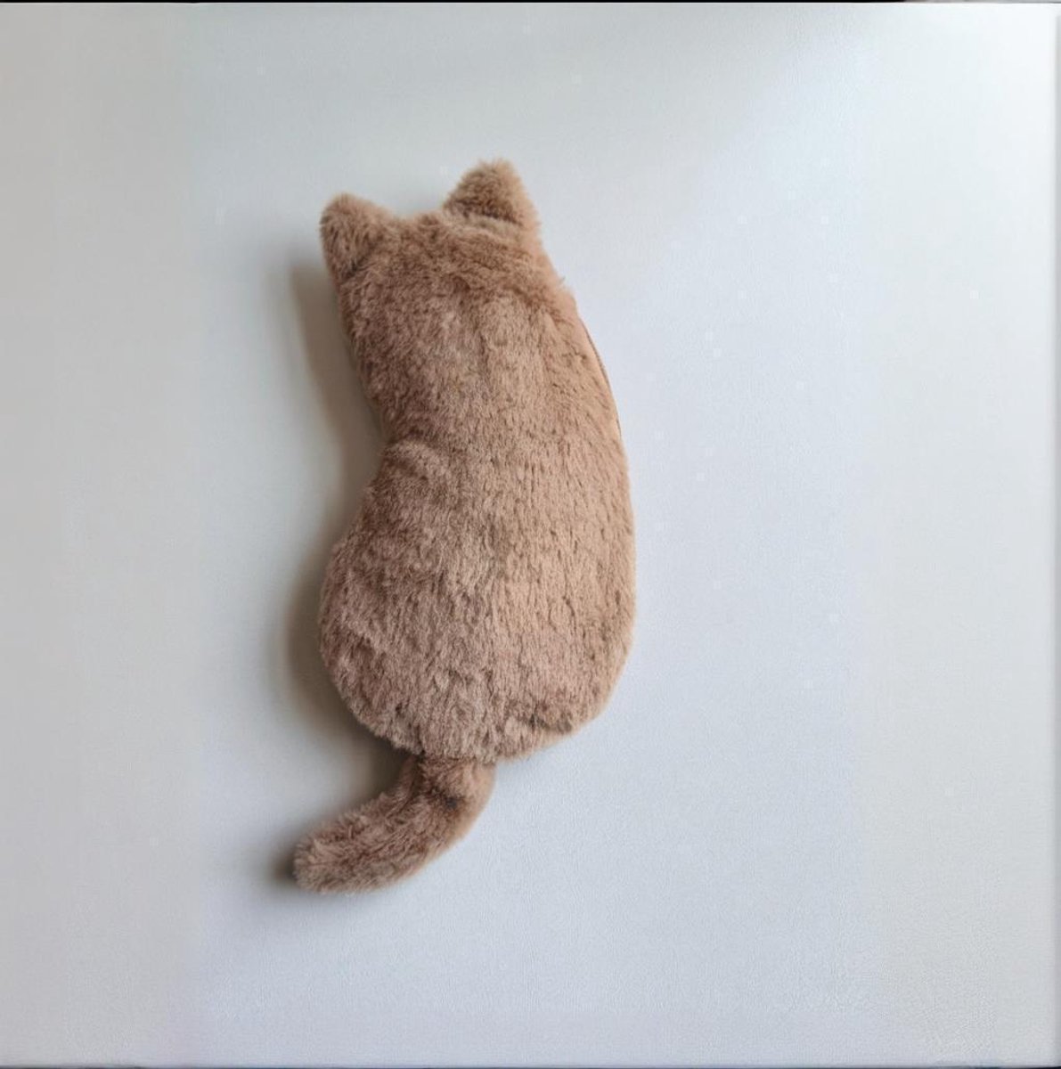 Student Storage Box - Pencil Case - Makeup Bag - Cute Cat Shaped Storage Bag - Creative Cat Shaped Storage Bag - Lightweight and Portable - Suitable for โ image 3
