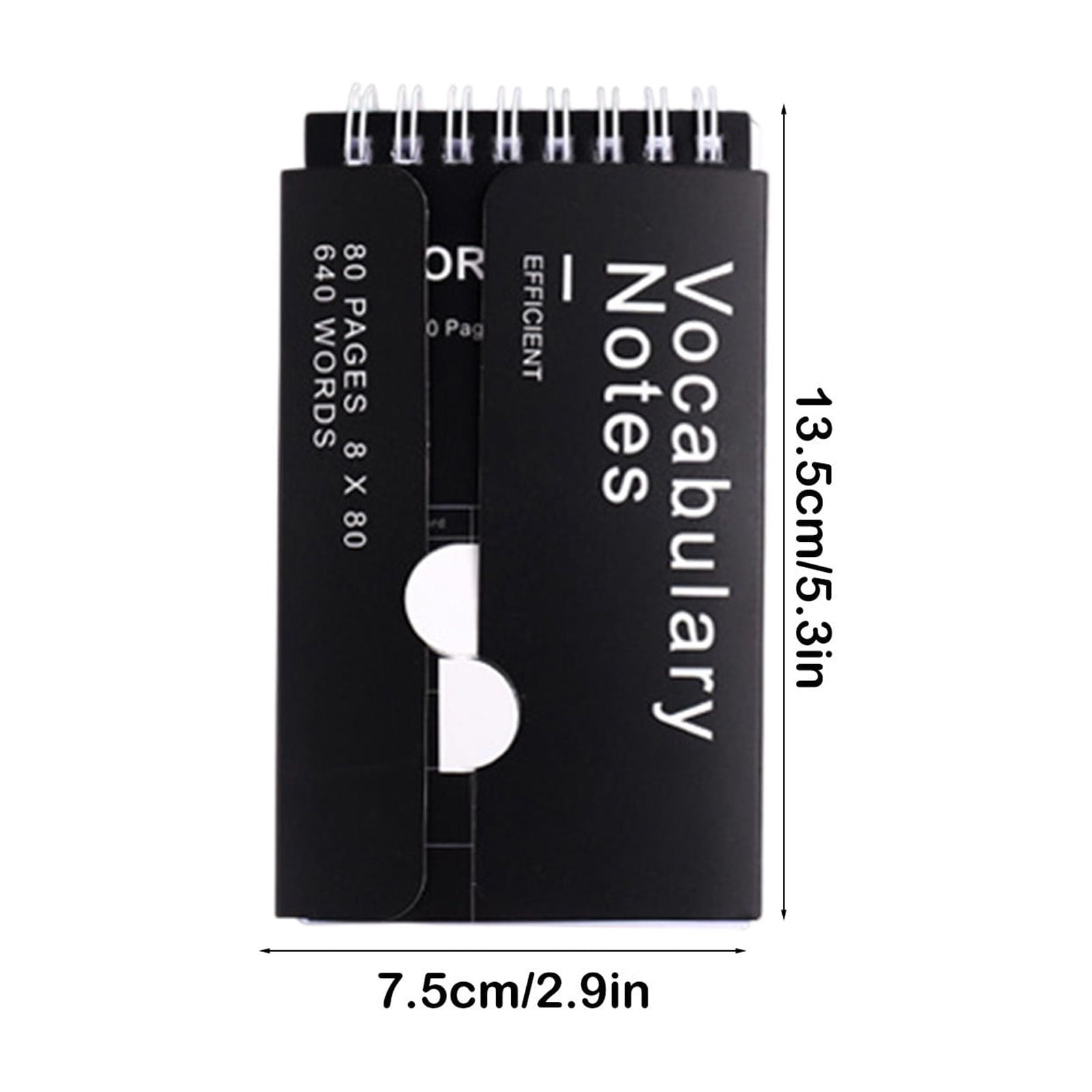 Mini Spiral Memo Pads - Pocket-Sized Coil Notebook Set with Ring Binding for Vocabulary, Study Notes & Lists (3x5 inch Travel Notepads)/u200b/u200b 2.9×5.3 in — image 4