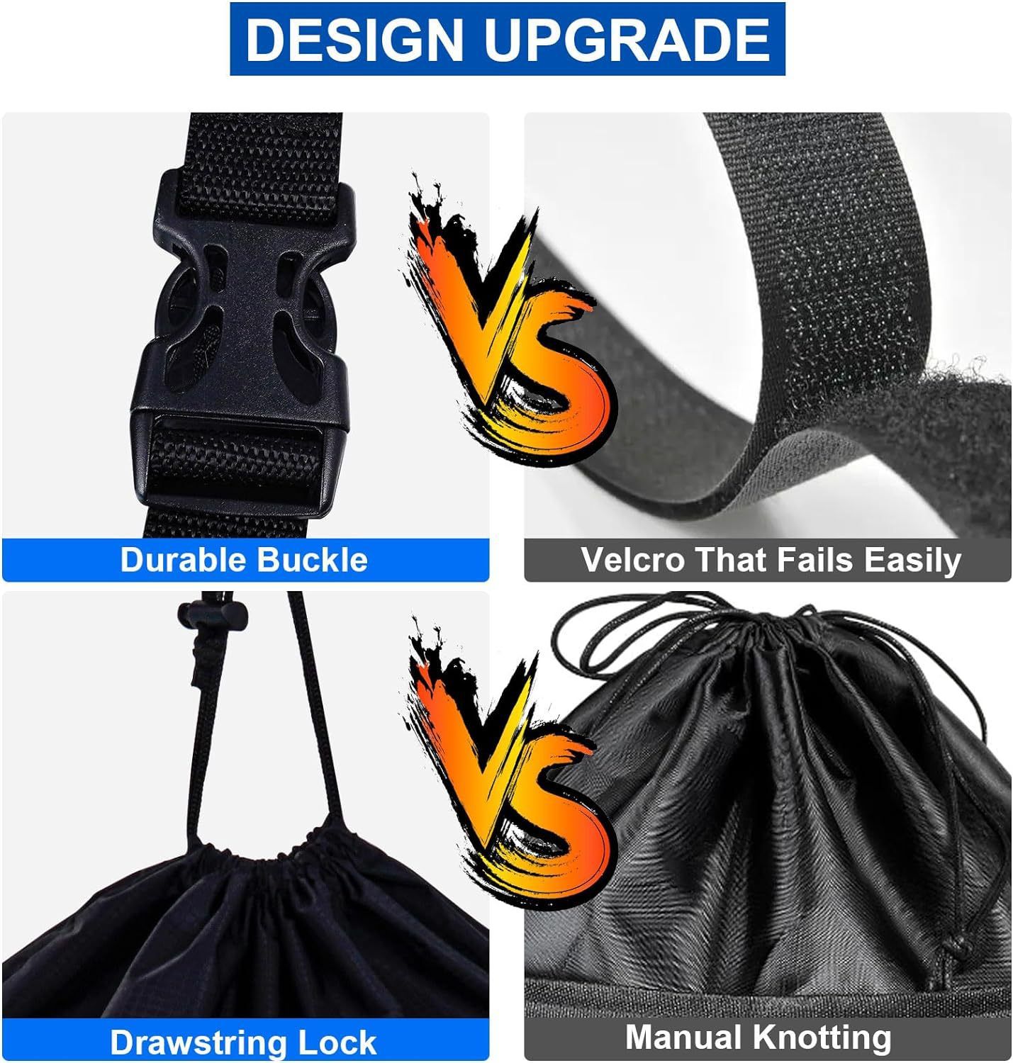 Closure Push Cart Net Mesh Accessories（black 60x41cm） — image 4