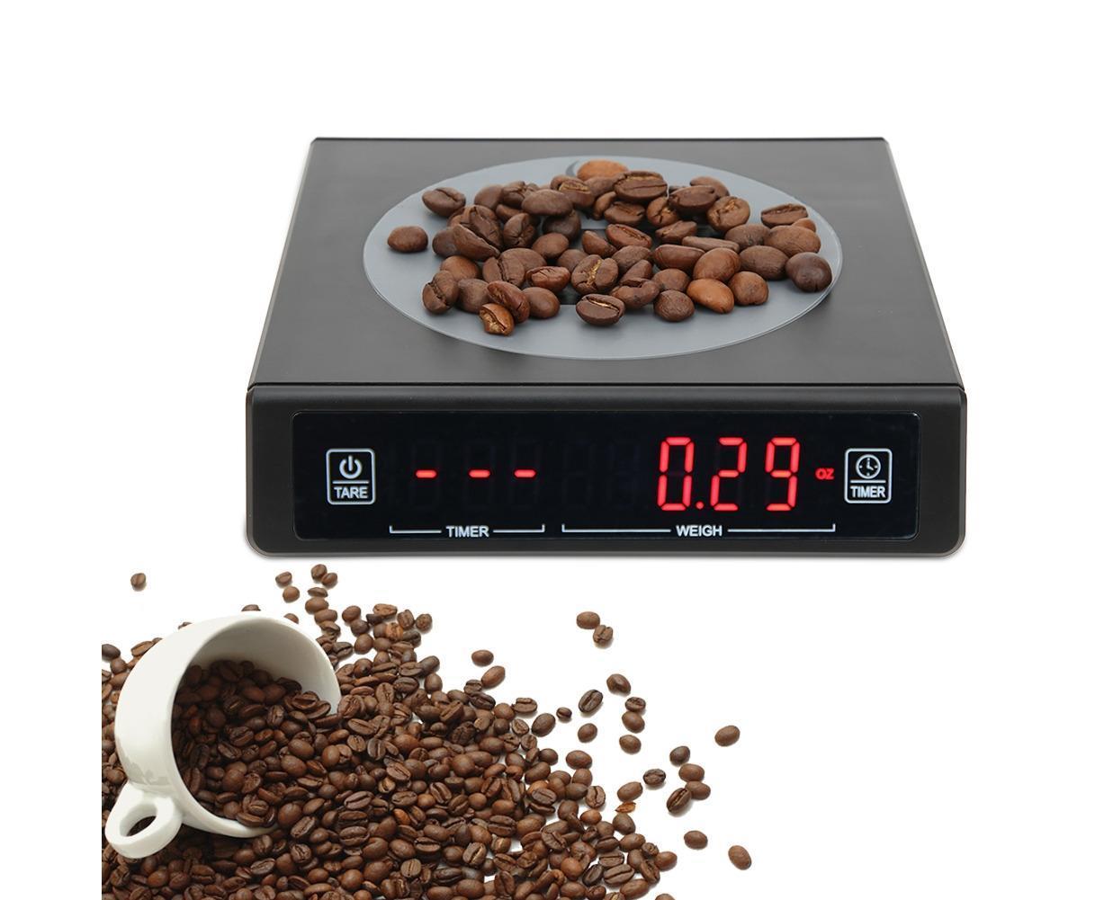 Black Coffee Baking Kitchen Electronic Scale Battery Rechargeable with Timing Function 3kg/0.1g โ image 2