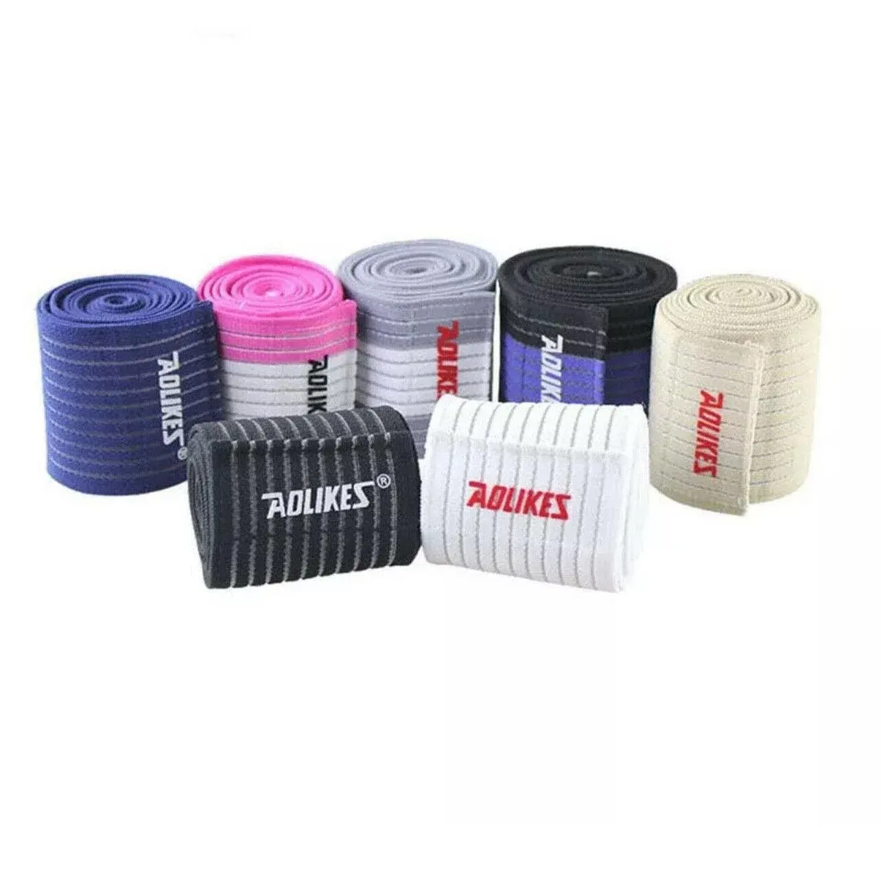Aolikes Wrist Brace Elastic Bandage Support Sport Gym Wrap Fitness Wristband - Black โ image 3
