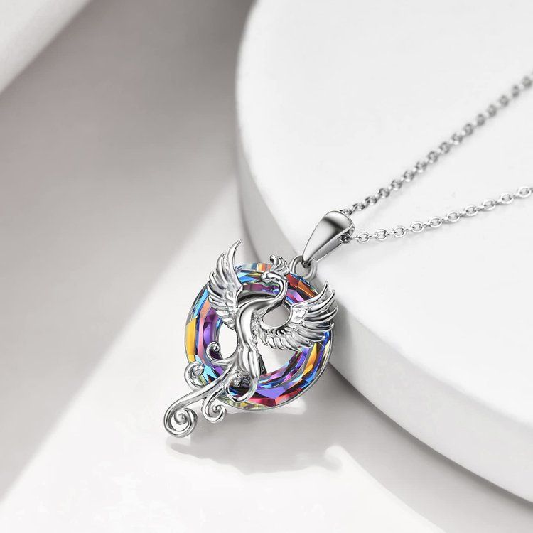 Unique Gifts Charming Silver Phoenix Necklace Jewelry for Women Birthday Gifts Pendant Necklace Silver Jewelry Gifts โ image 3