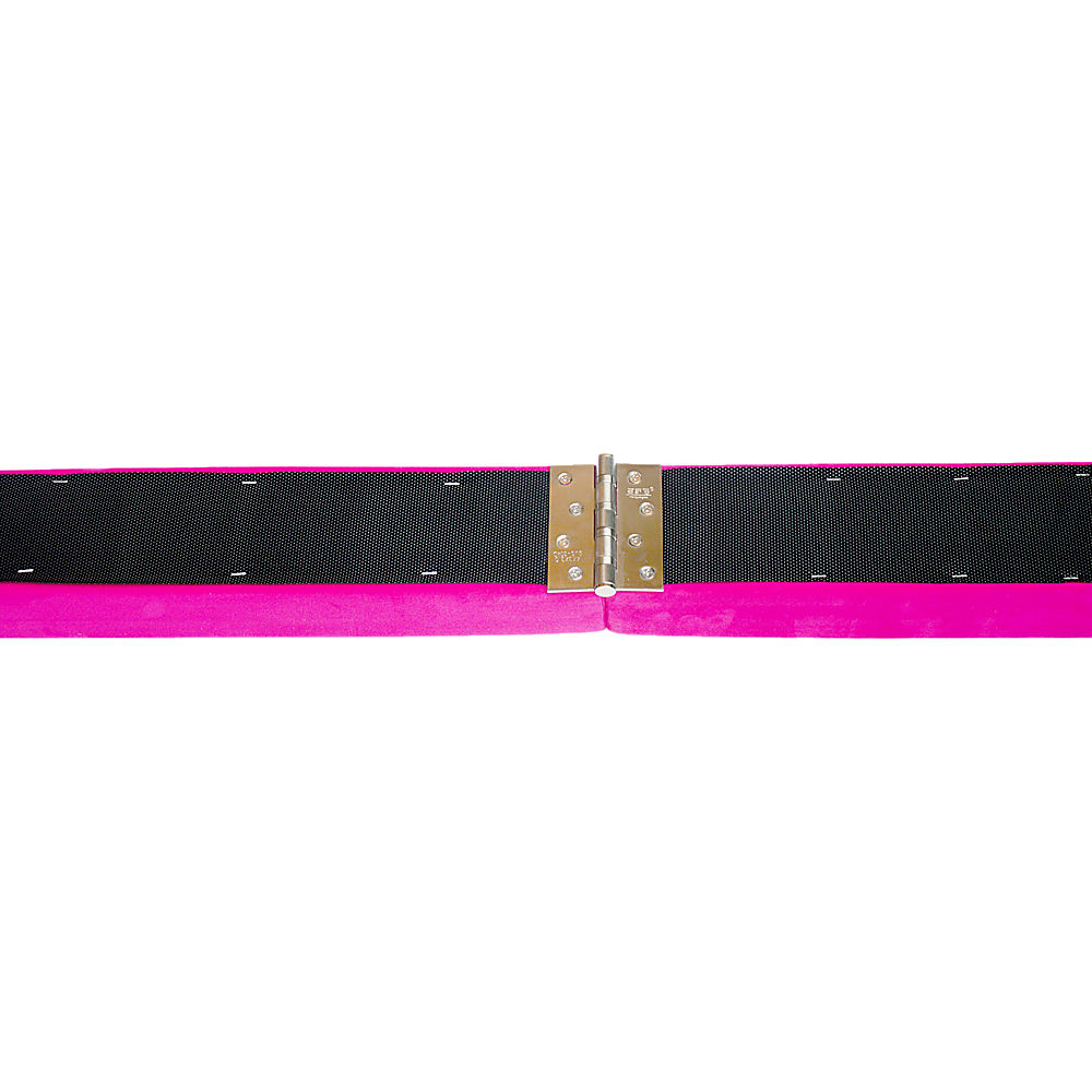 2.2m Gymnastics Folding Balance Beam Pink Synthetic Suede โ image 6