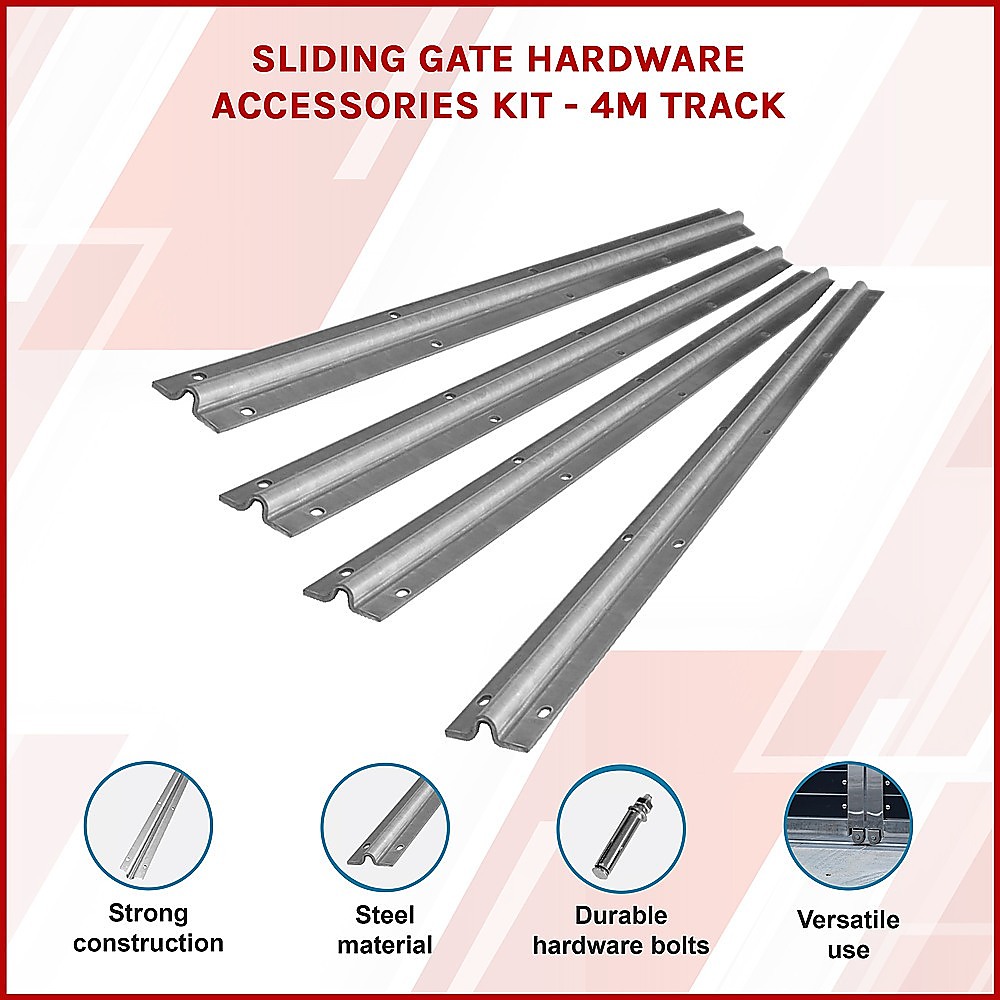 Sliding Gate Hardware Accessories Kit - 4m Track โ image 3