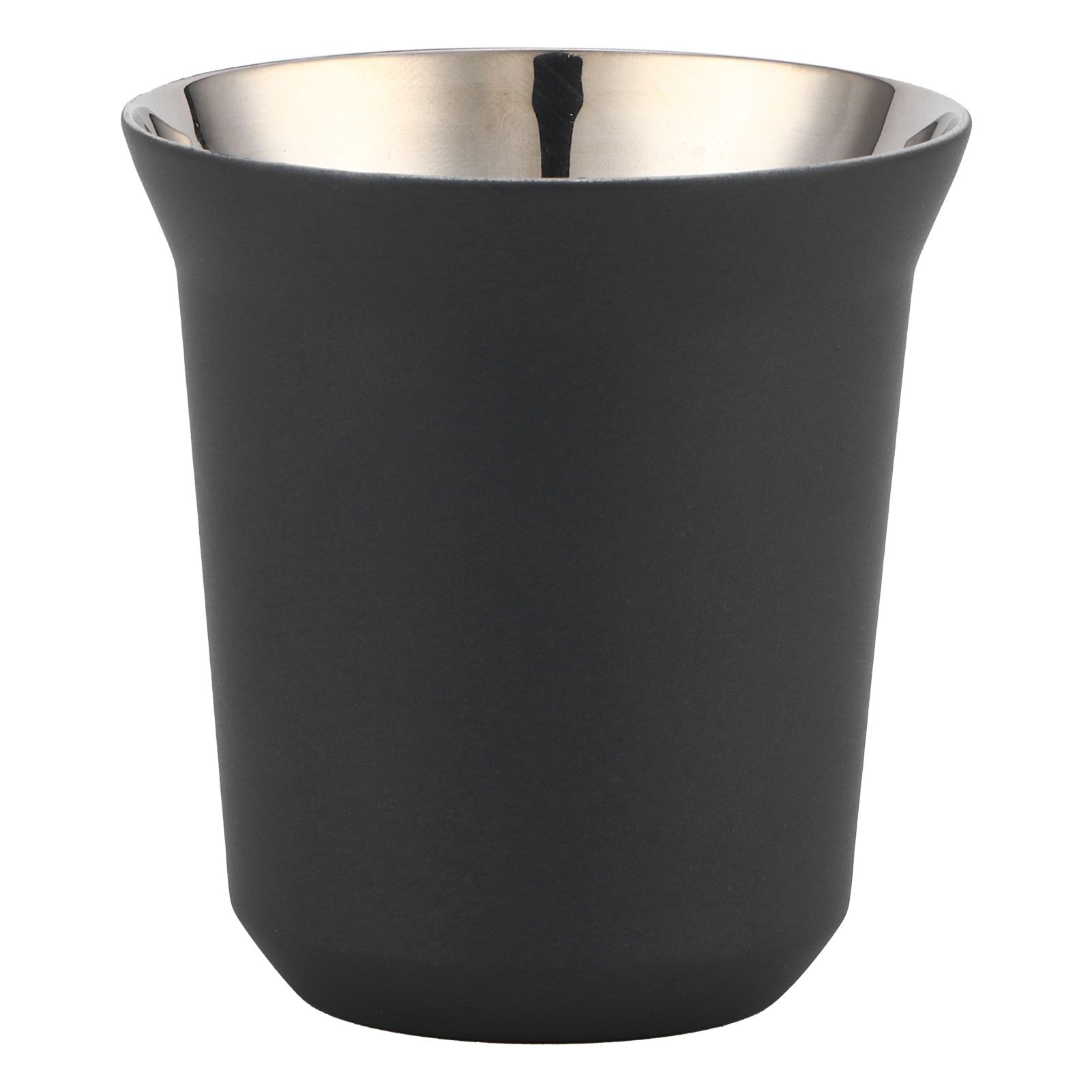 Double Wall Coffee Mug 304 Stainless Steel Insulation Capsule Cup for Kitchen SuppliesMatte Black 160ml — image 2