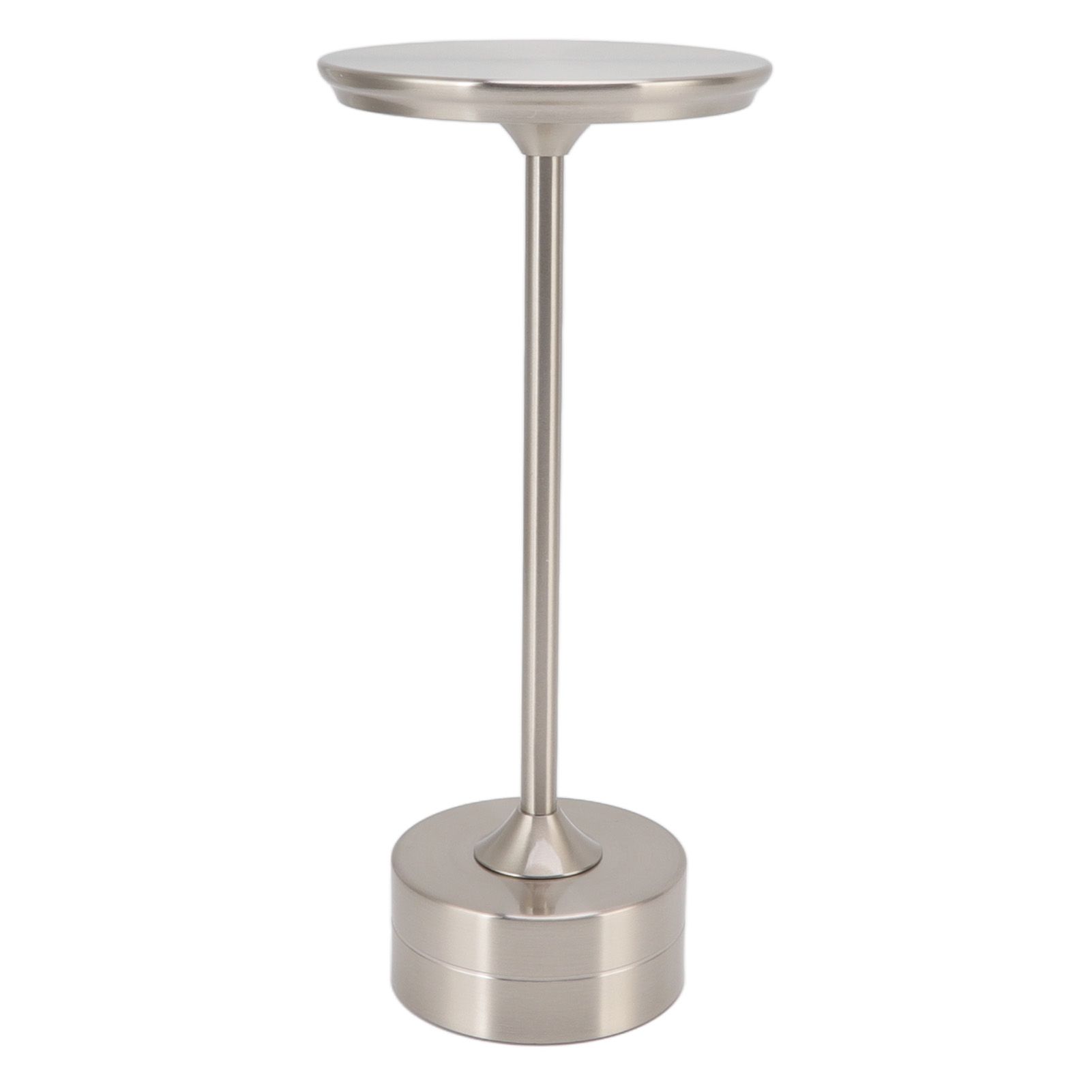 Cordless Table Lamp Rechargeable 2000mAh 3 Levels Brightness Portable USB C LED Metal Bedside Lamp Silver โ image 6