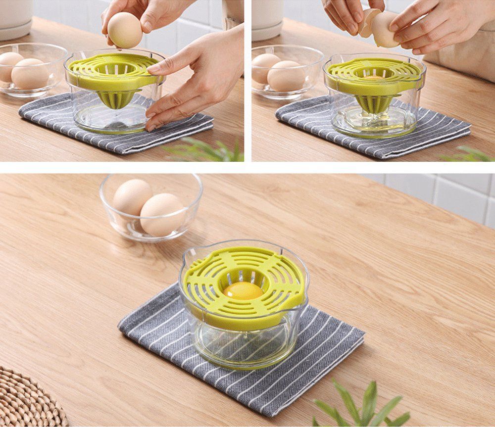 Citrus Lemon Orange Juicer Manual Hand Squeezer with Built-in Measuring Cup and Grater,space saving storage Green — image 5