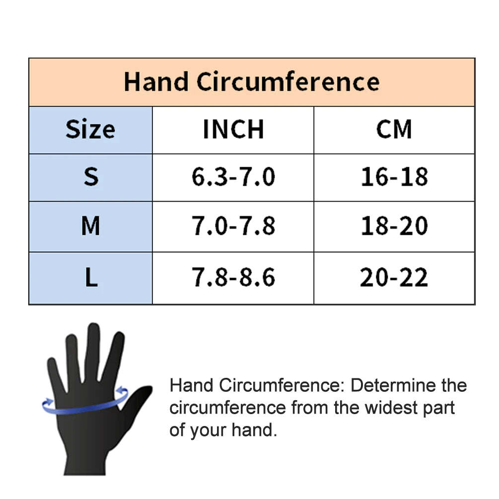 Full Finger MTB Gloves Large Size for Mountain Road Bike Breathable Red Rockbros Unisex Device Friendly Finger Material Anti Slip — image 5