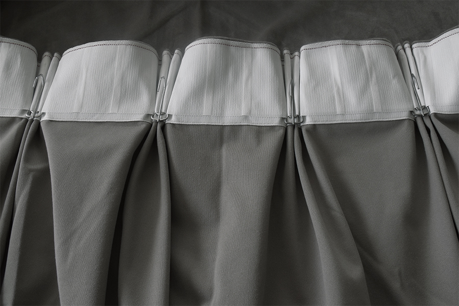Large Thick Velvet Blockout Curtains 550x 230cm PINCH PLEAT 2 panel+Hooks Grey โ image 4