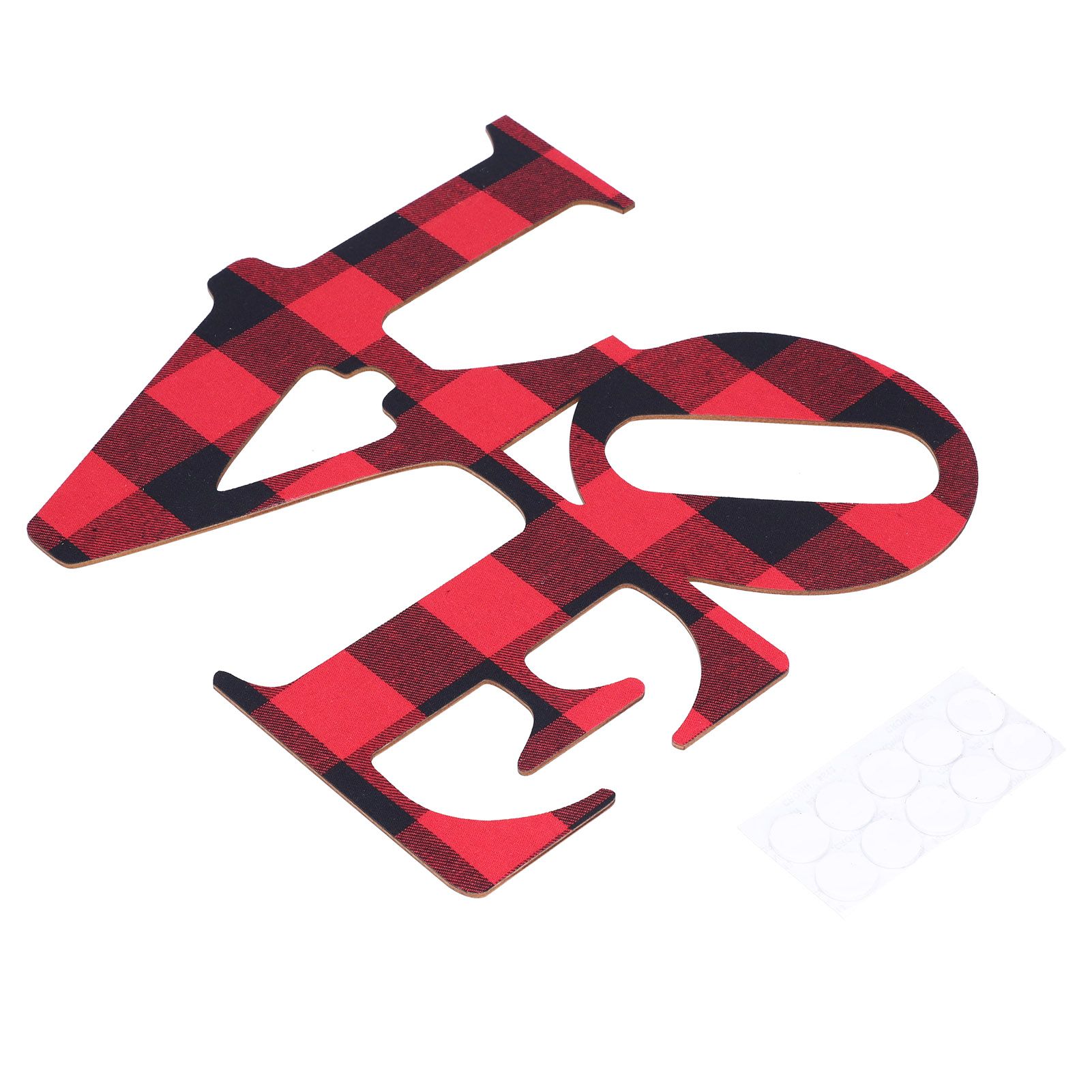 Christmas Wall Decoration Wooden Wall Ornament English Letter Wall Decoration for Home — image 4