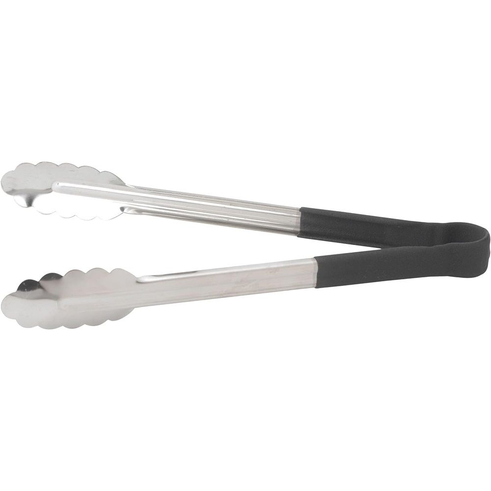 10in Stainless steel food clip, cake clip, baking bread clip, steak clip, barbecue clip, kitchen tool(Black) — image 2