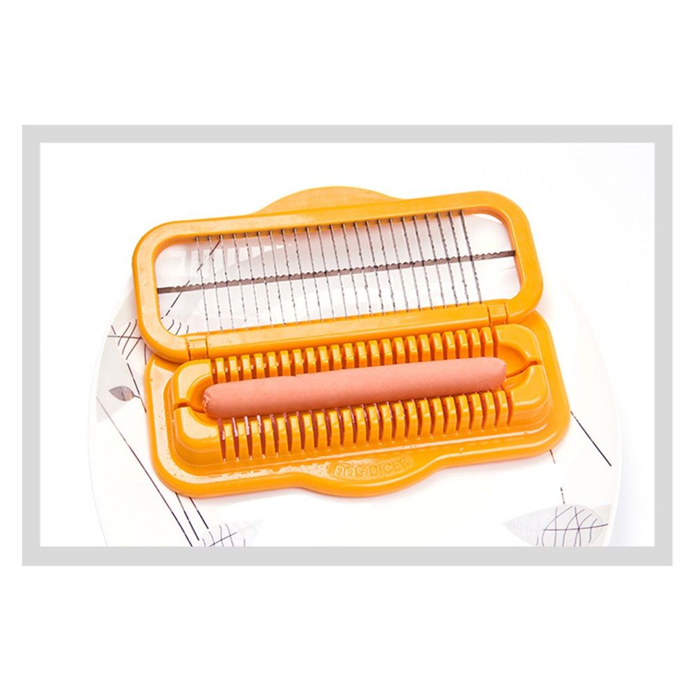 Hot Dog Dicer Hot Dog Cutter Slicer Stainless Steel 1Pc Multifunctional Hot Dog Sausage Cutter Ham Kitchen Tool โ image 4