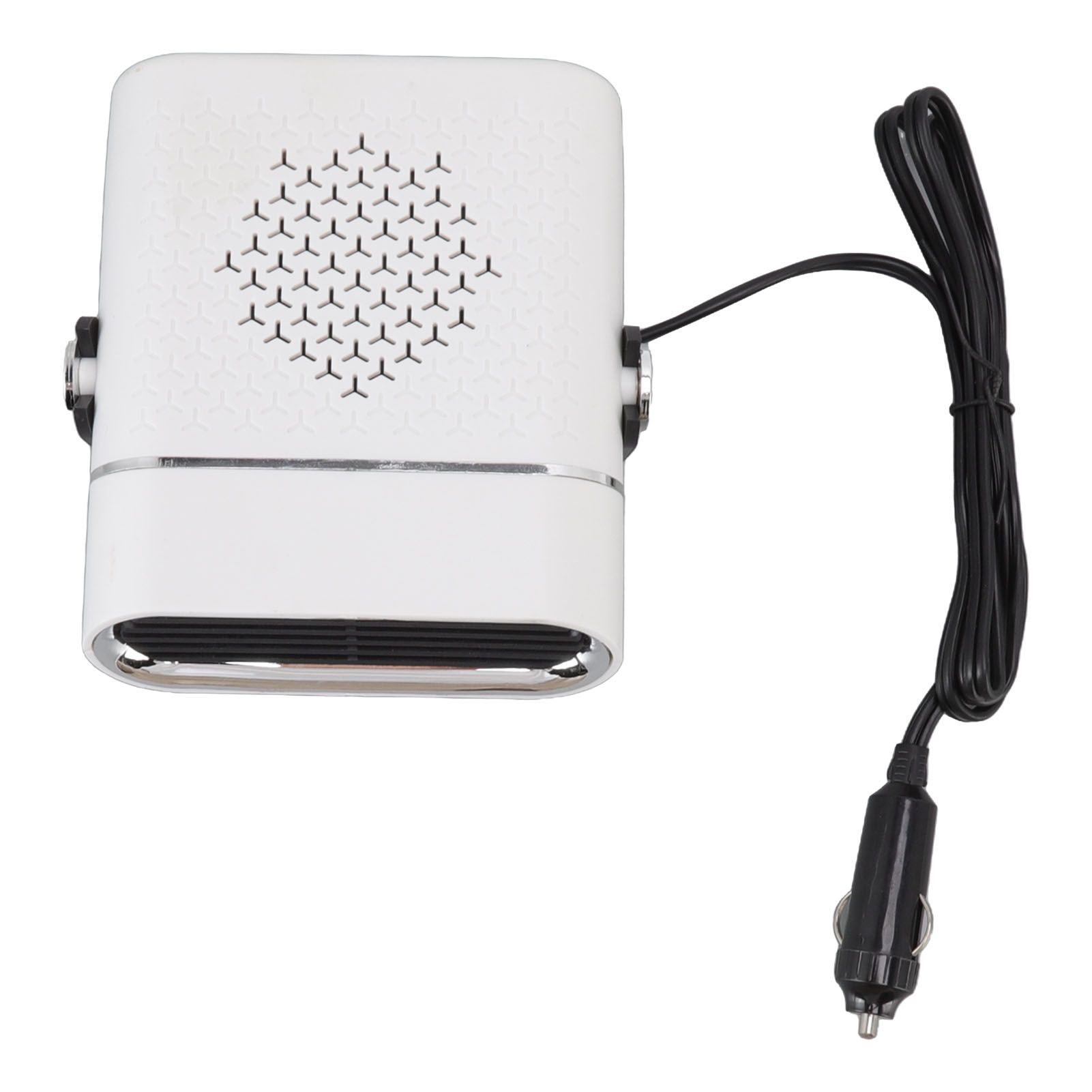 Car Heater Portable Fast Heating 360 Degree Rotation Car Heater Windscreen Defroster Defogger 12V White — image 3