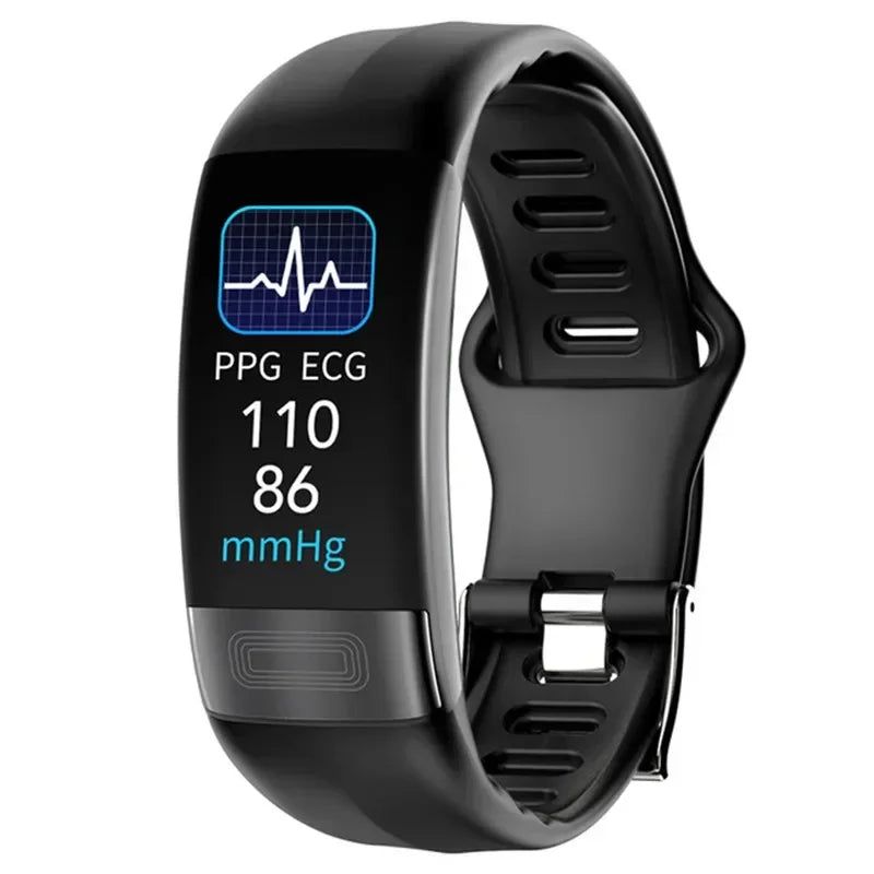 Fitness Bracelet Heart Blood Body Monitoring Black — image 4