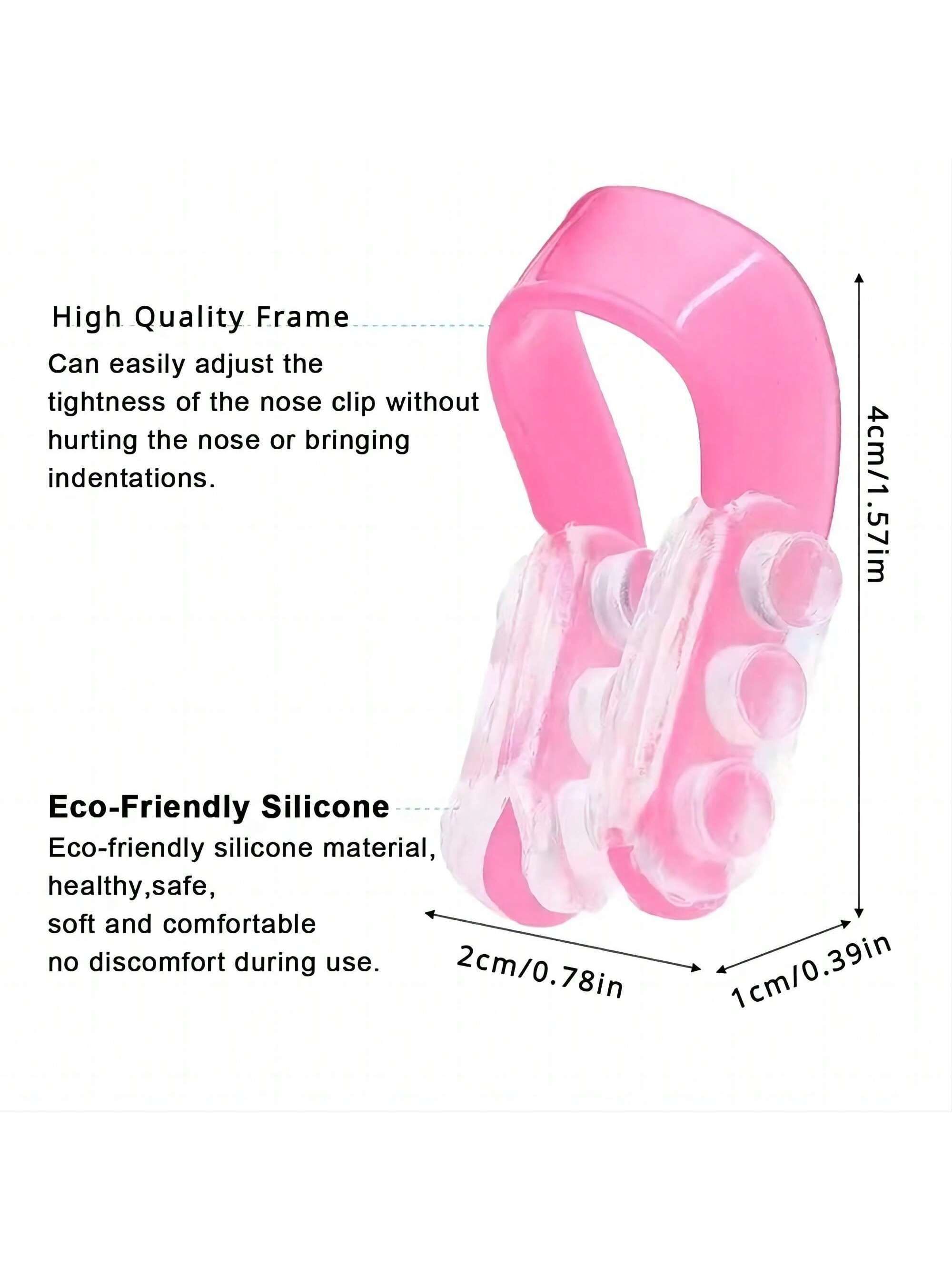 1pcs Silicone Nose Clip Nose Shaper Beauty Tool Nose Pincher Lifter Stopper For Rhinoplasty Shaping Makeup Nose Lift Tool Adjustable Comfort Fit โ image 4