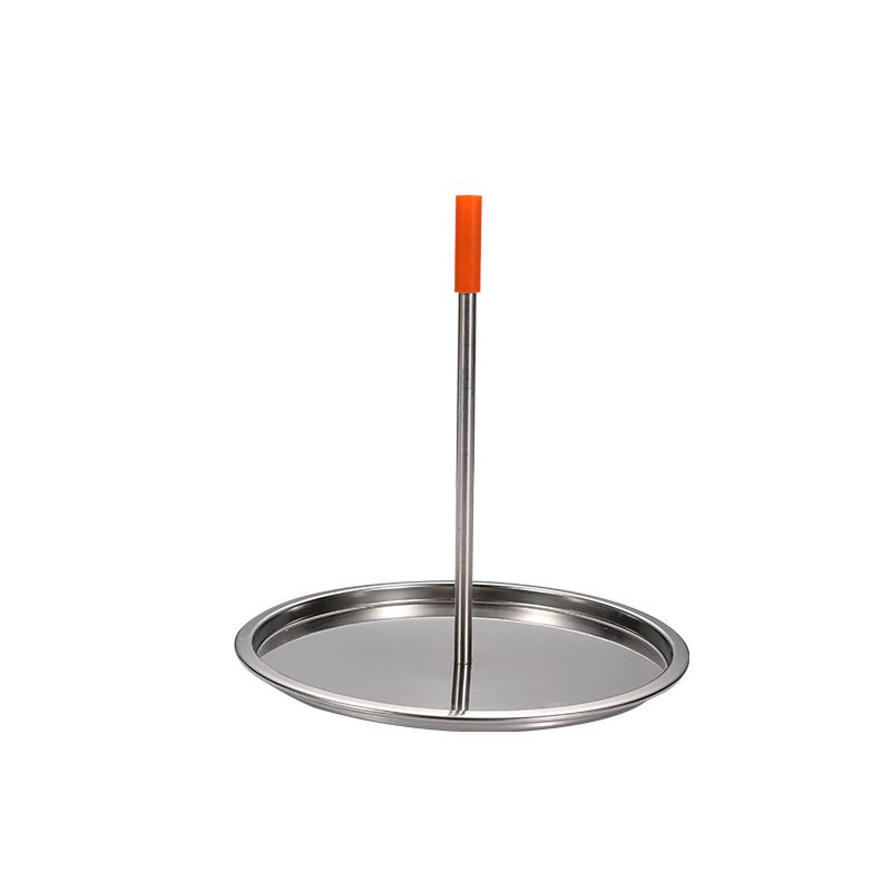 Vertical Grill Skewer Roasting Stand, 304 Stainless Steel for Chicken Turkey Kebab, Charcoal Grill Oven Use, 21 × 19.8 cm
