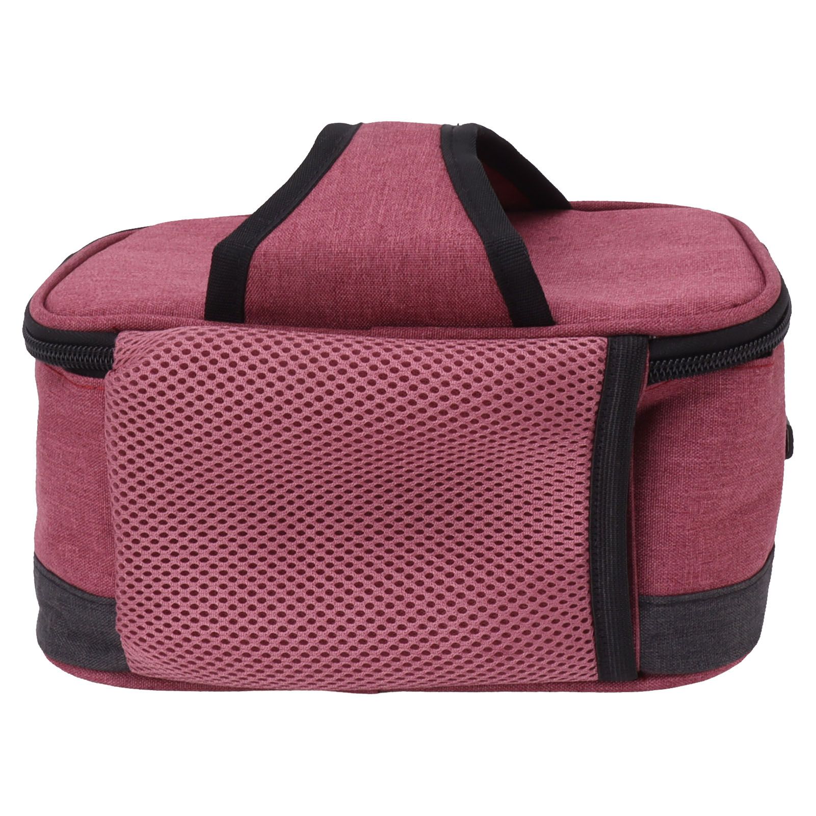USB Heating Insulation Bag Portable Electric Heating Food Container Constant Temperature Heating Bag for Outdoor Wine Red โ image 5