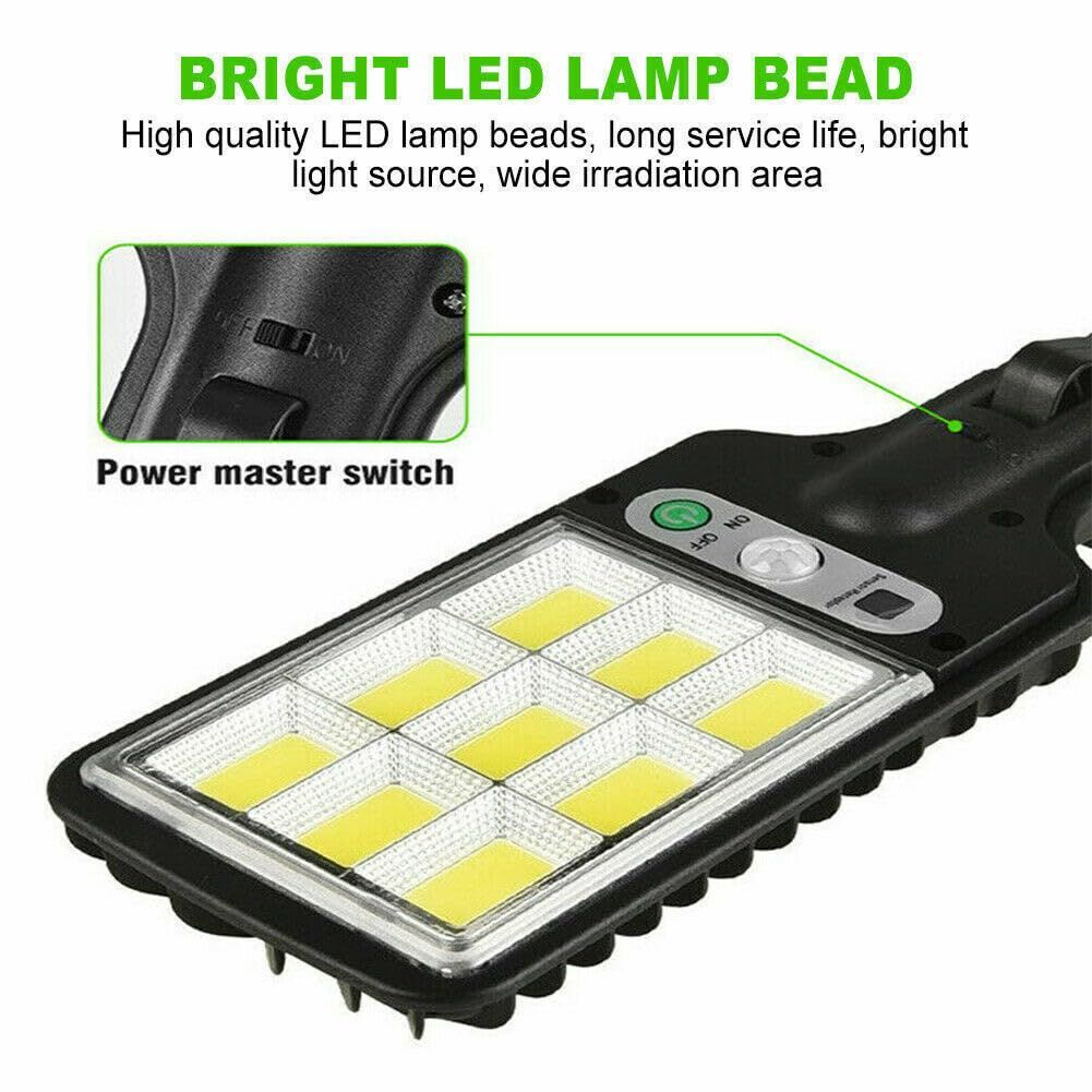 Solar lights, outdoor courtyard lights, road human body sensing lights, LED waterproof integrated wall lights, solar energy โ image 3