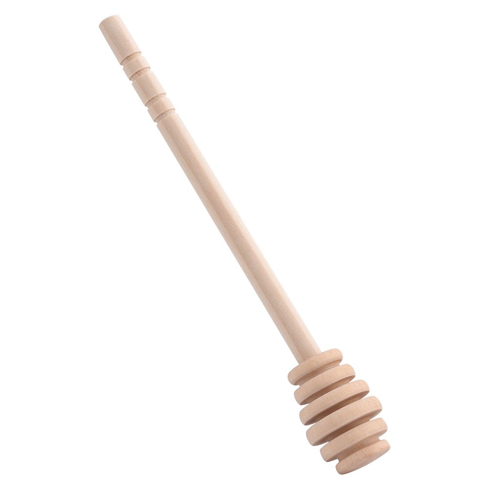 50Pcs/set Household Wooden Jam Honey Dipper Jar Dispensing Collecting Stirring Rod Stick 16cm — image 6