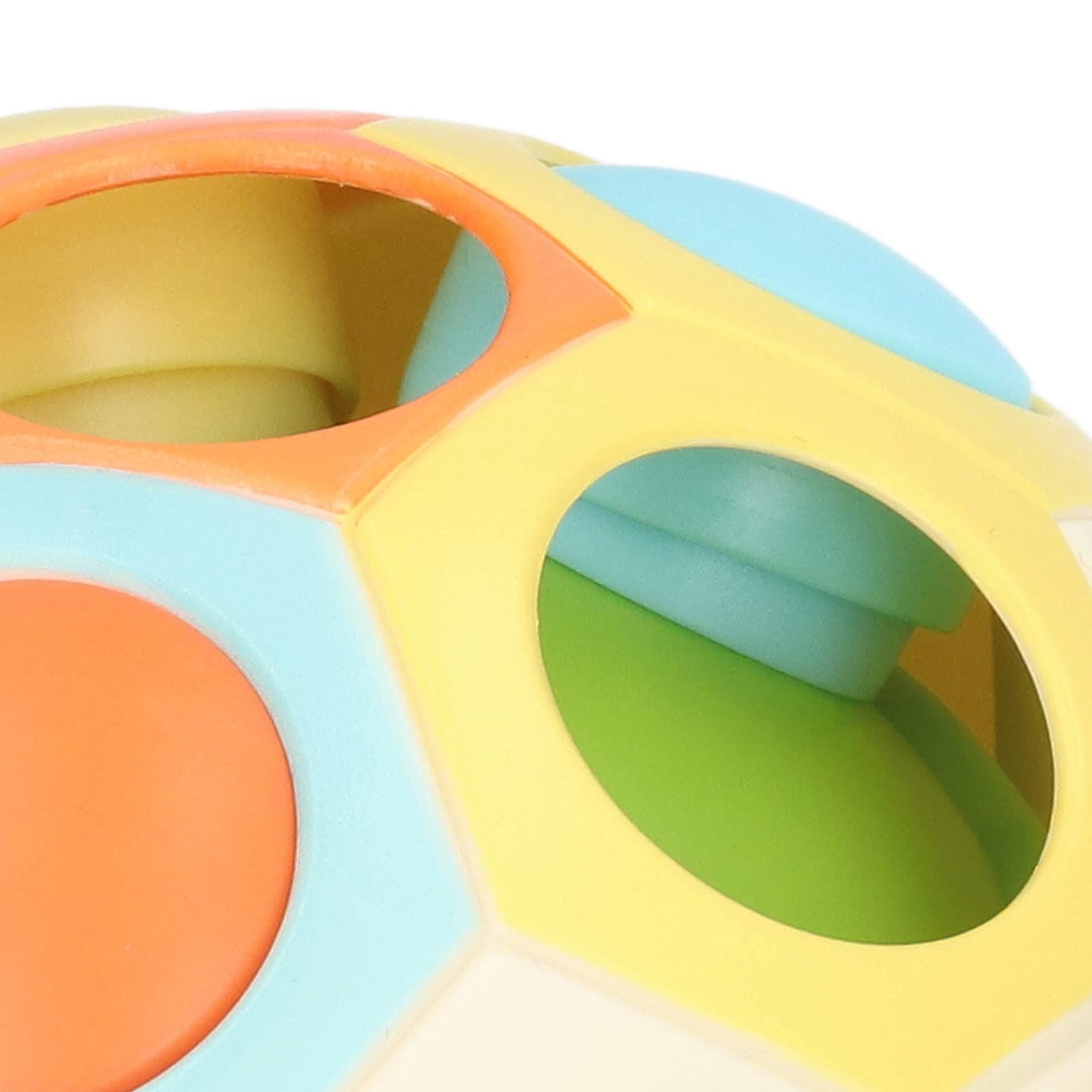 Sensory Hand Tortoise Toy 6 Holes 3 Movable Round Buttons Lovely Pressure Tortoise Toy Pressing the button hole turtle — image 5
