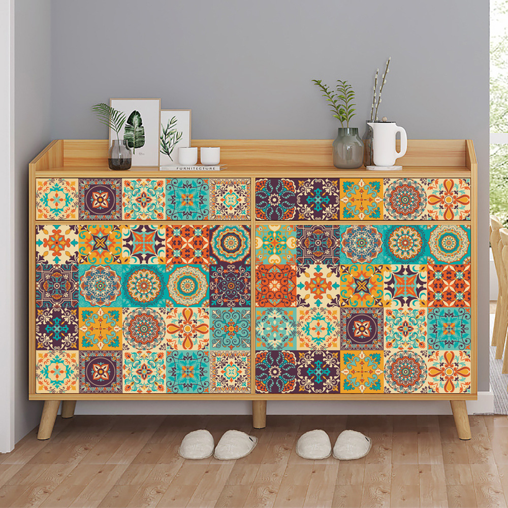 Waterproof Tile Stickers for Kitchen, Furniture, Table 15x15cm - 24 pcs โ image 4