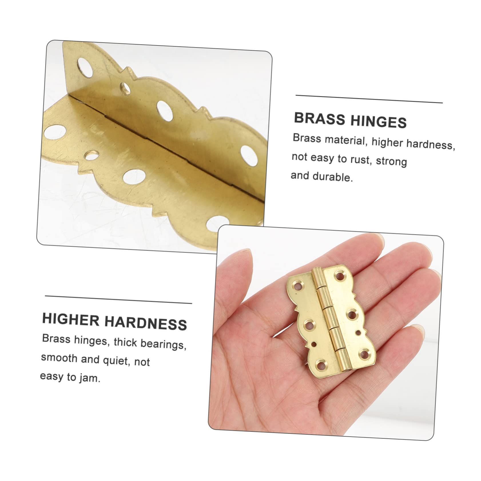 2pcs Piano Music Stand Hinge Heavy Duty Hinges Retro Bookshelf Vintage Accessories Bookshelf Hinges Multi- Function Hinges Piano โ image 3