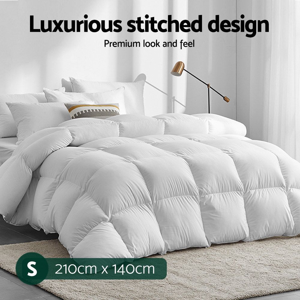 Giselle Bedding 700GSM Duck Down Feather Quilt Duvet Doona Winter Blanket Single โ image 2