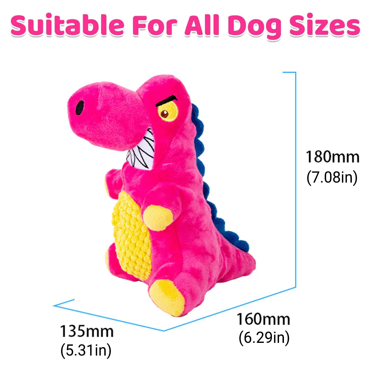Dog Plush Squeaky Toy Interactive Boredom Relief Chew Resistant Pet Supplies — image 3